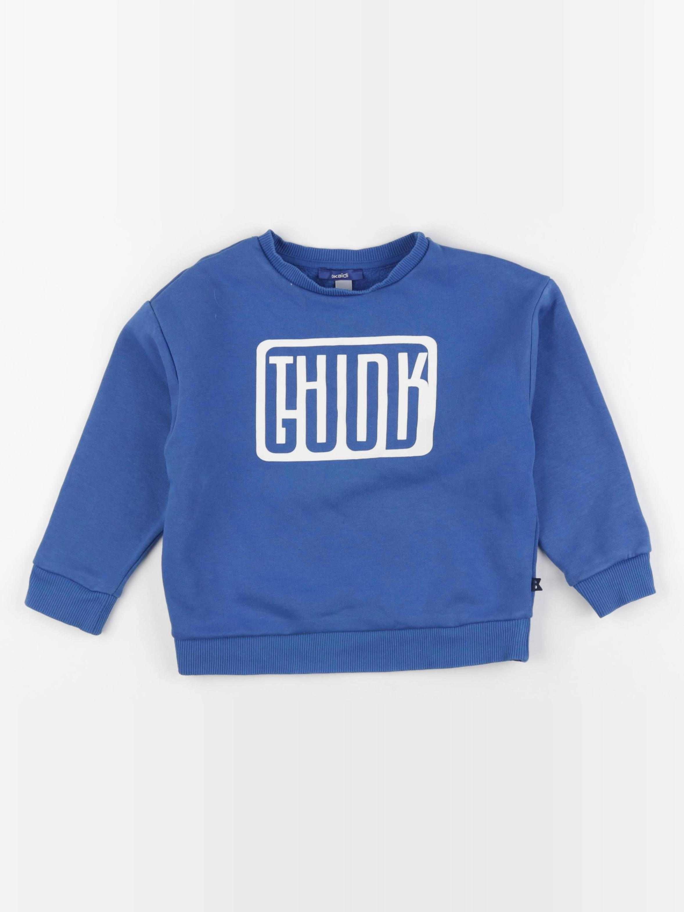 Okaidi - sweat bleu - 5 ans