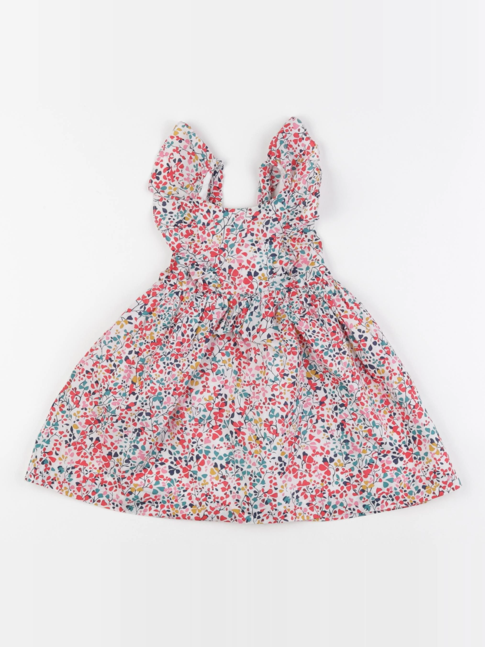 Jacadi - robe liberty multicolore - 18 mois
