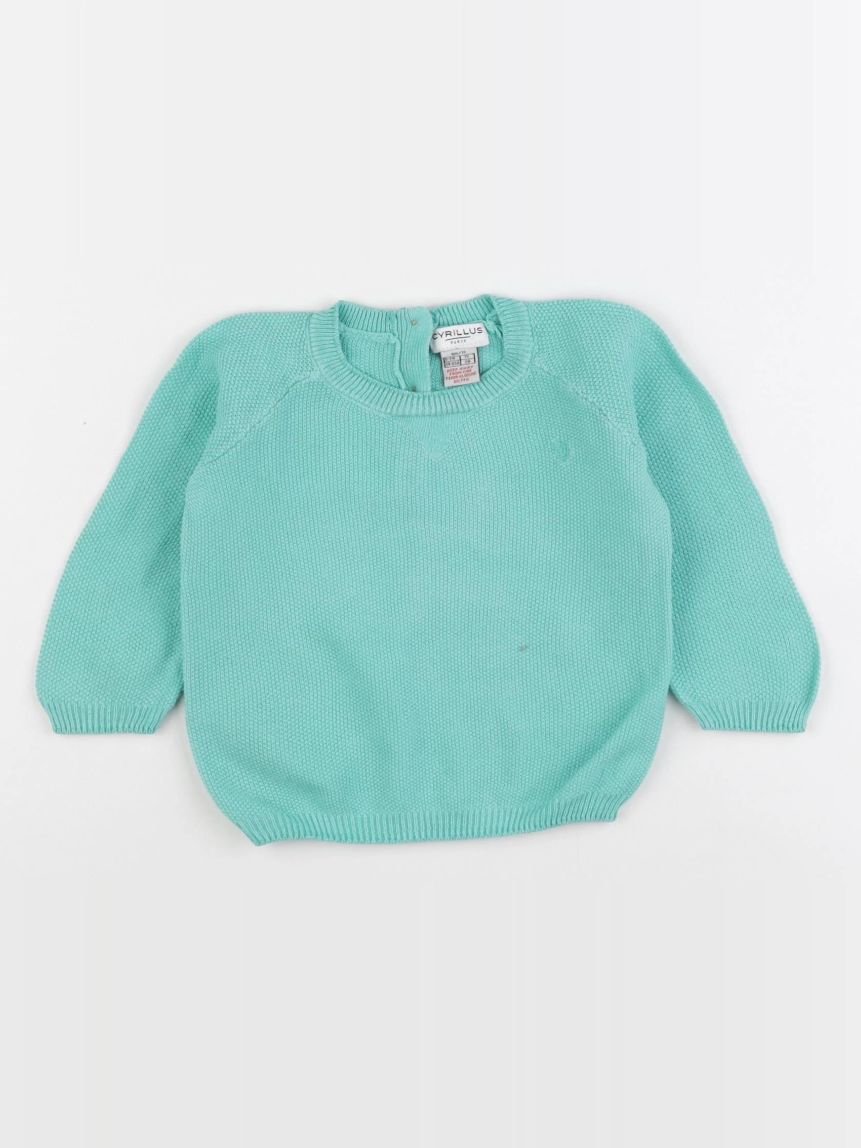Cyrillus - pull vert - 9 mois