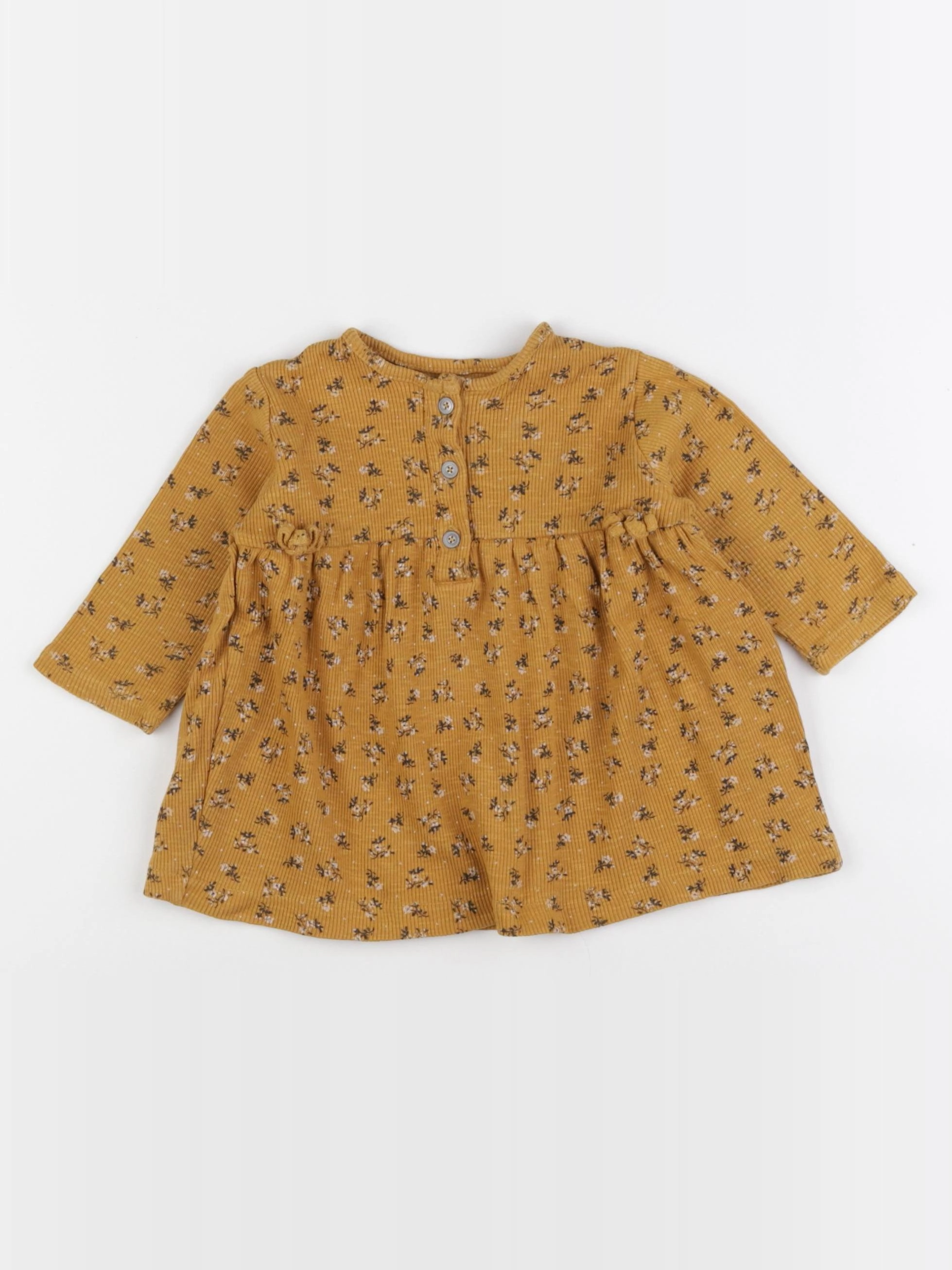 Vertbaudet - tee-shirt jaune - 9 mois