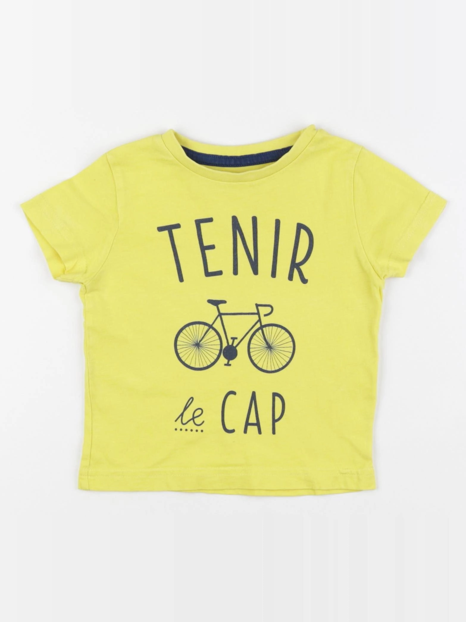 Vertbaudet - tee-shirt jaune - 2 ans