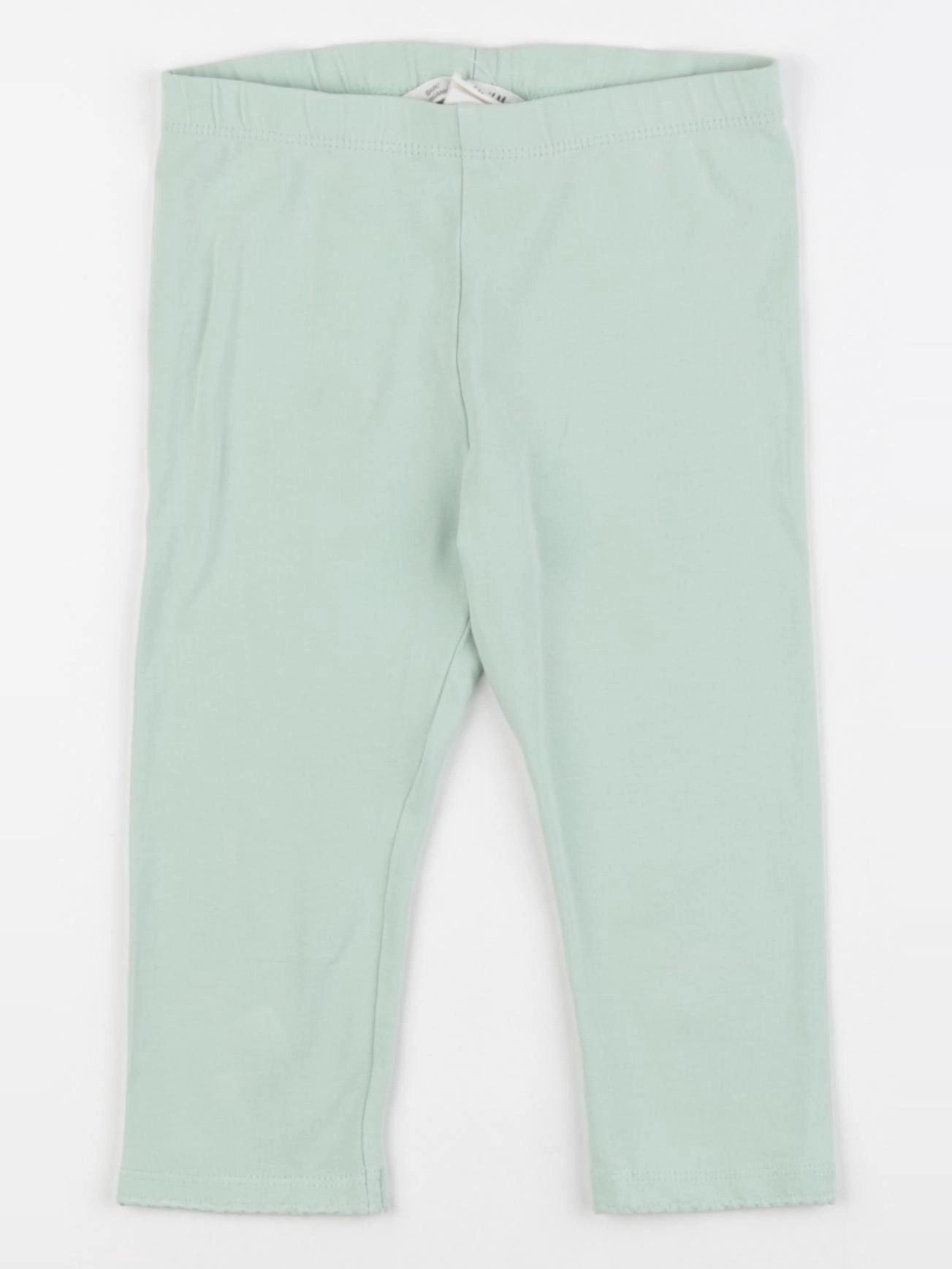 H&M - legging court vert - 4/5 ans