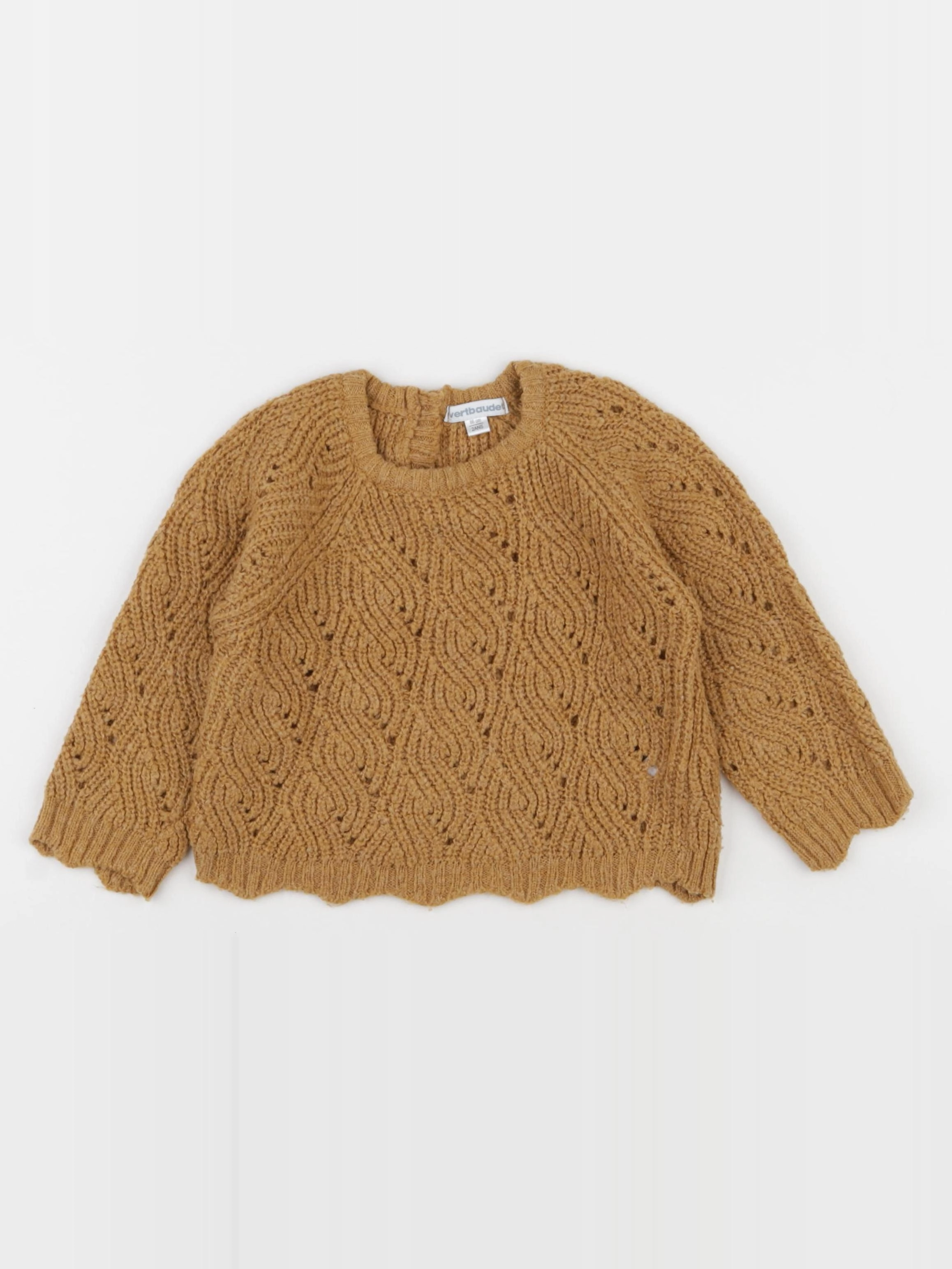 Vertbaudet - pull marron - 2 ans