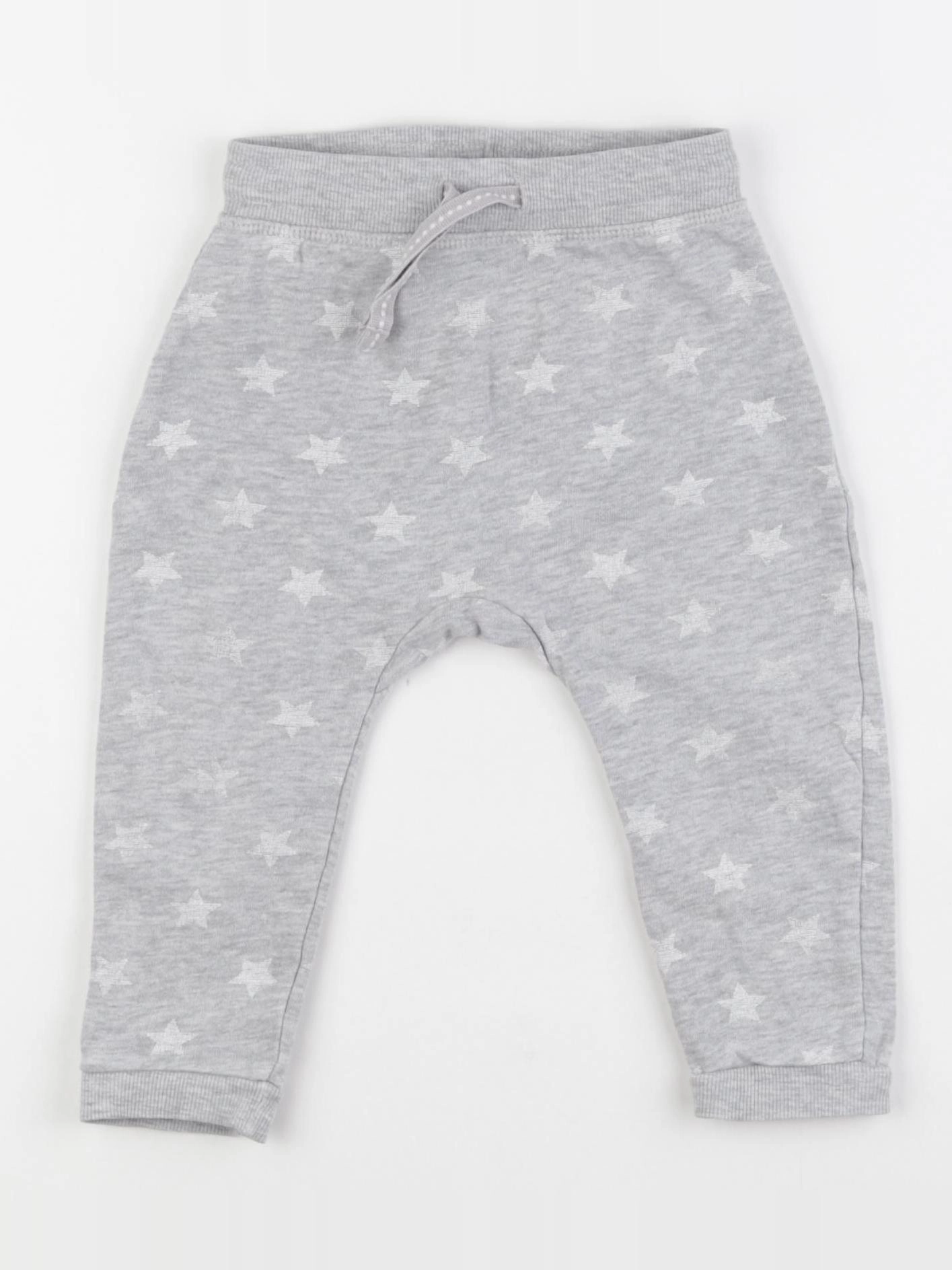 H&M - sarouel gris - 12/9 mois