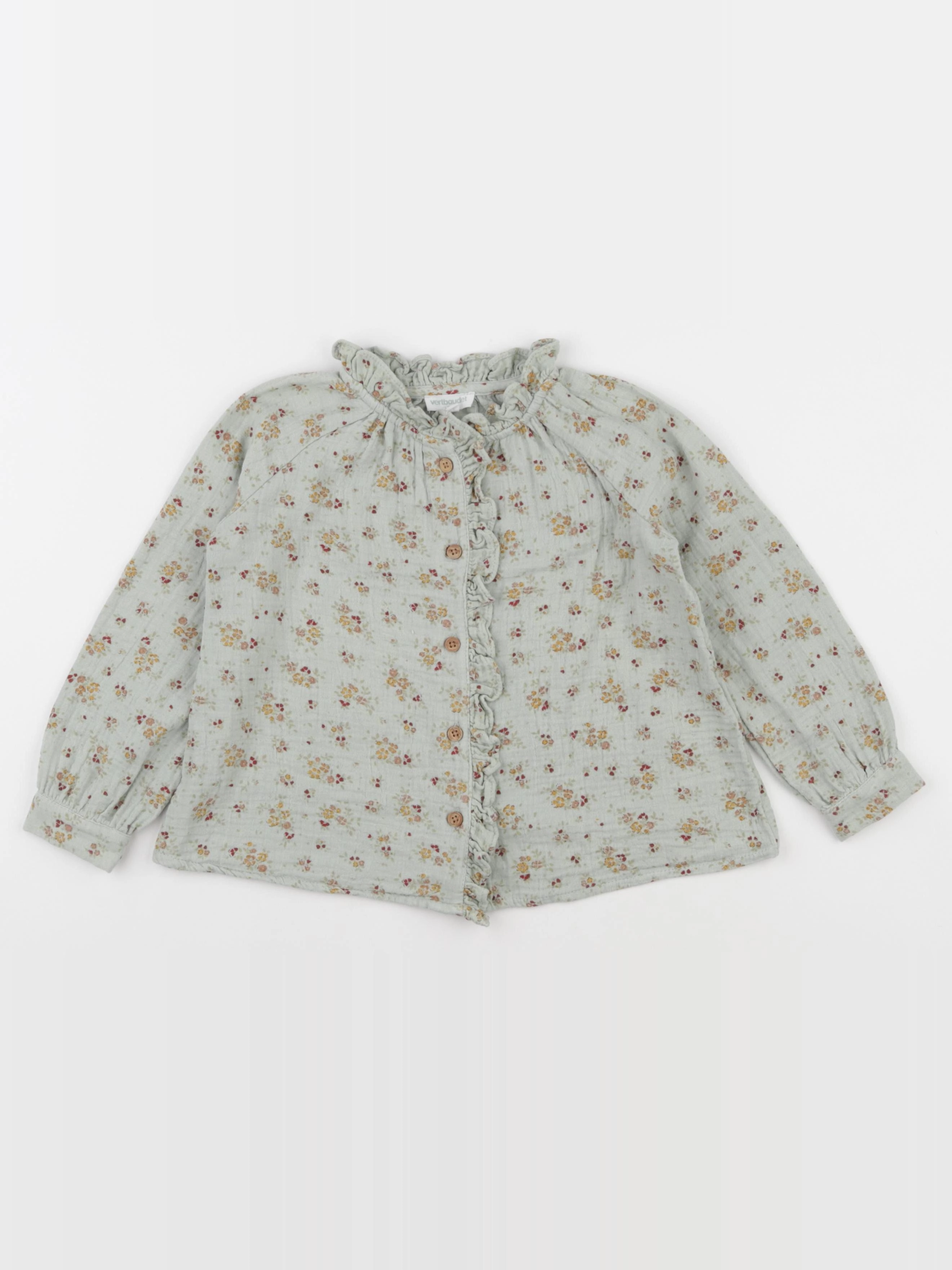 Vertbaudet - blouse vert - 3 ans