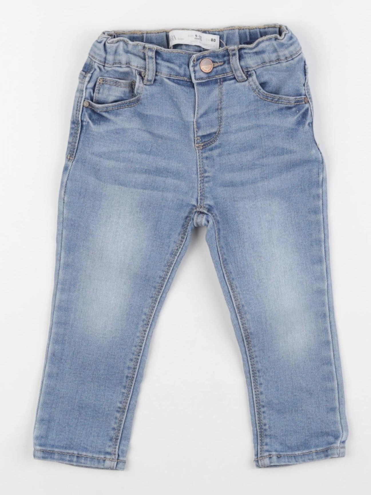 Zara - jean bleu - 12/9 mois