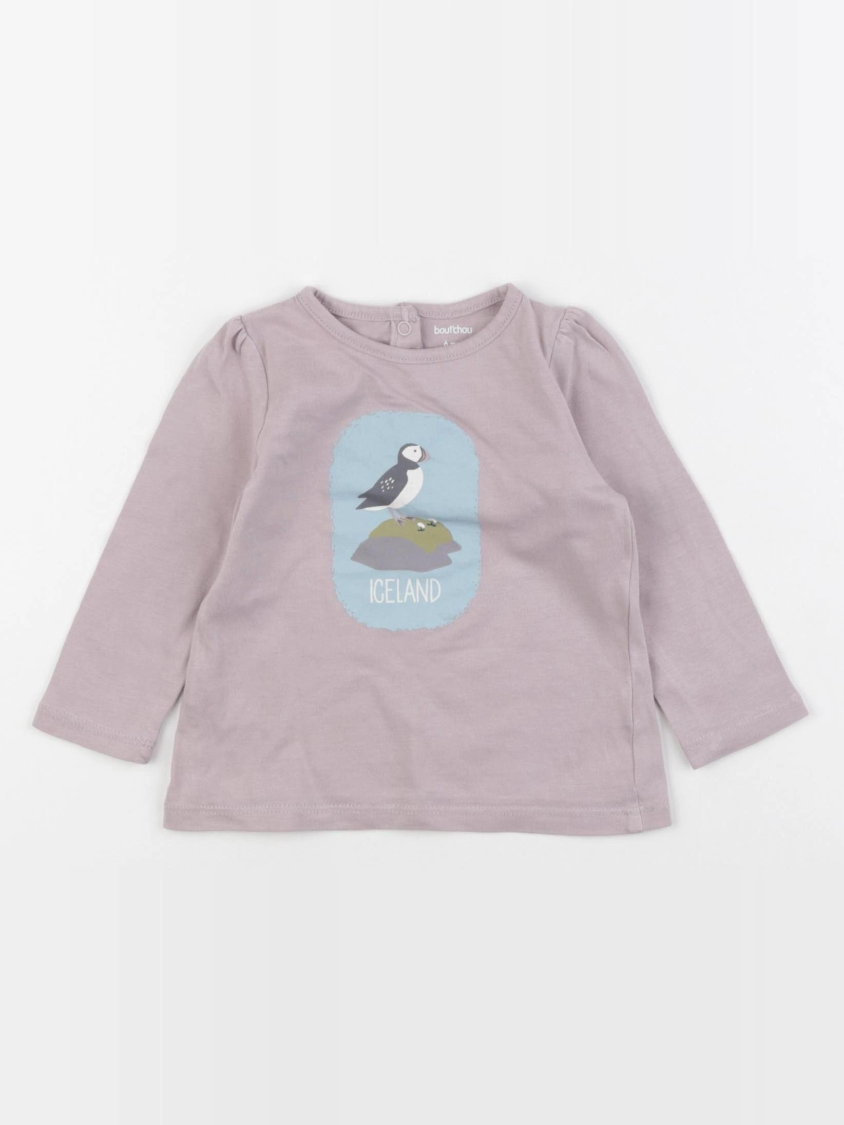 Boutchou - tee-shirt marron - 6 mois