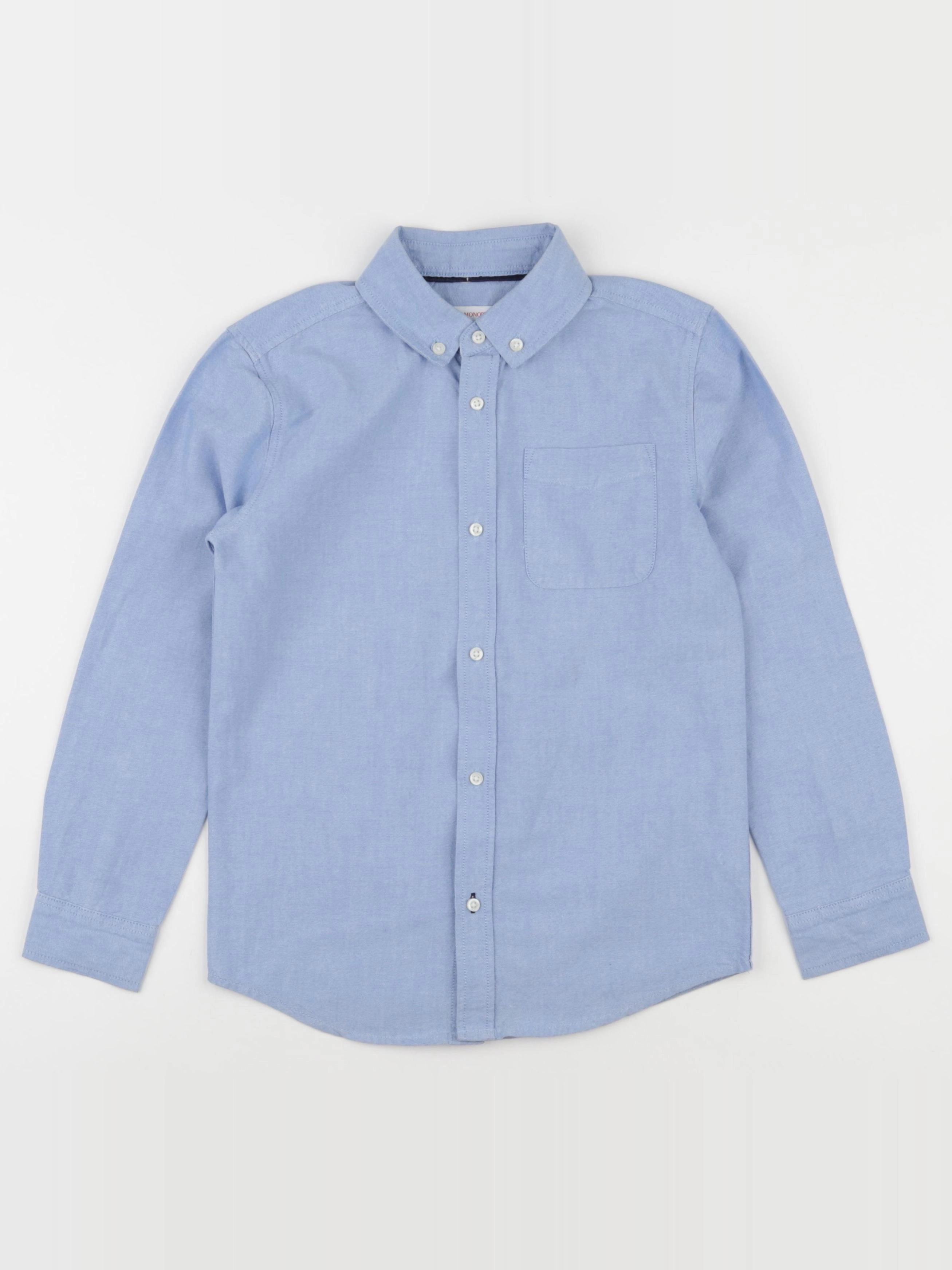 Monoprix - chemise bleu - 8 ans