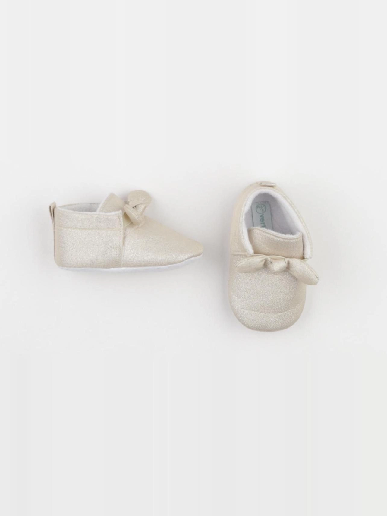 Vertbaudet - chaussons or - pointure 18/19