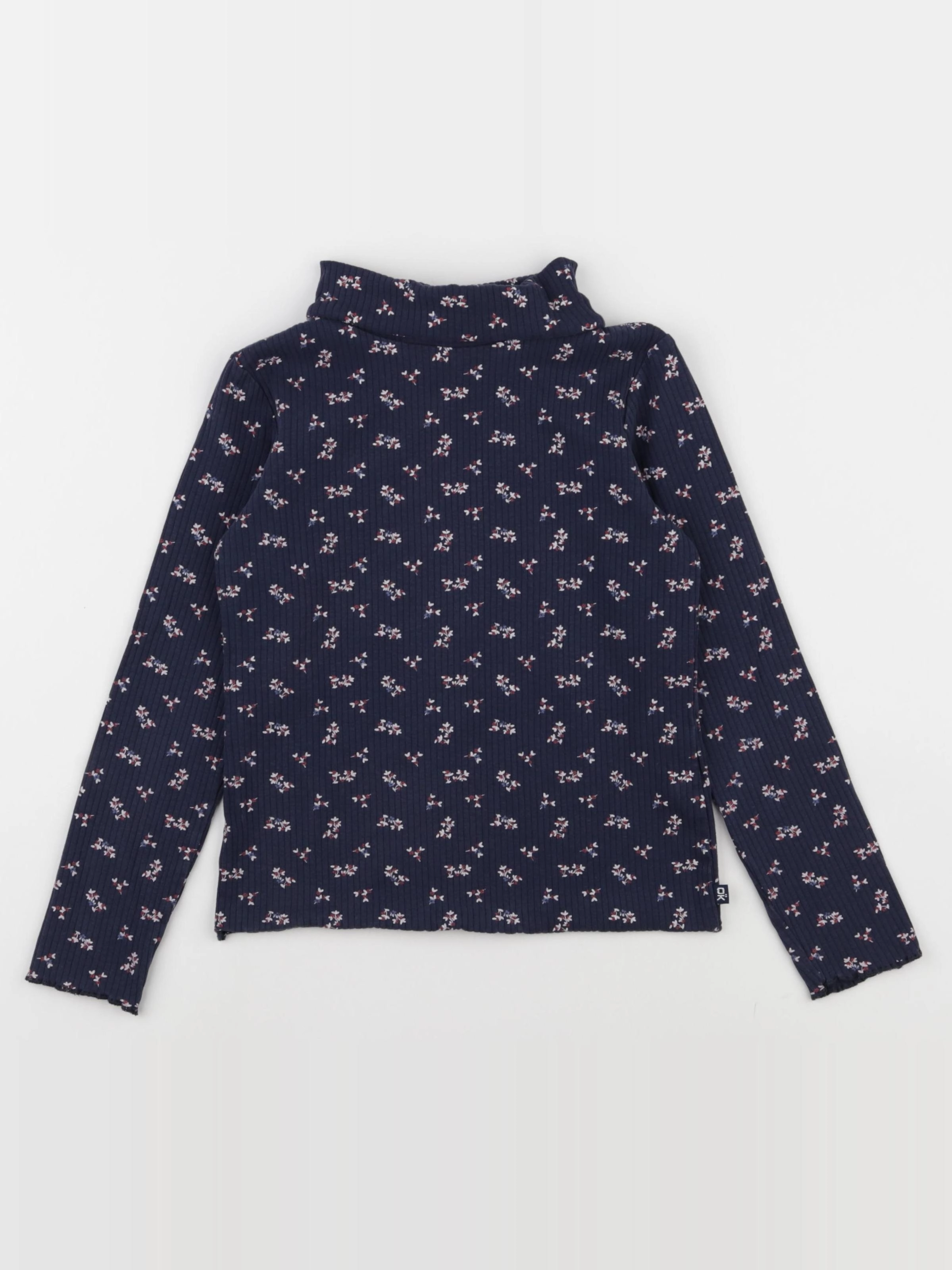 Okaidi - sous-pull bleu - 8 ans