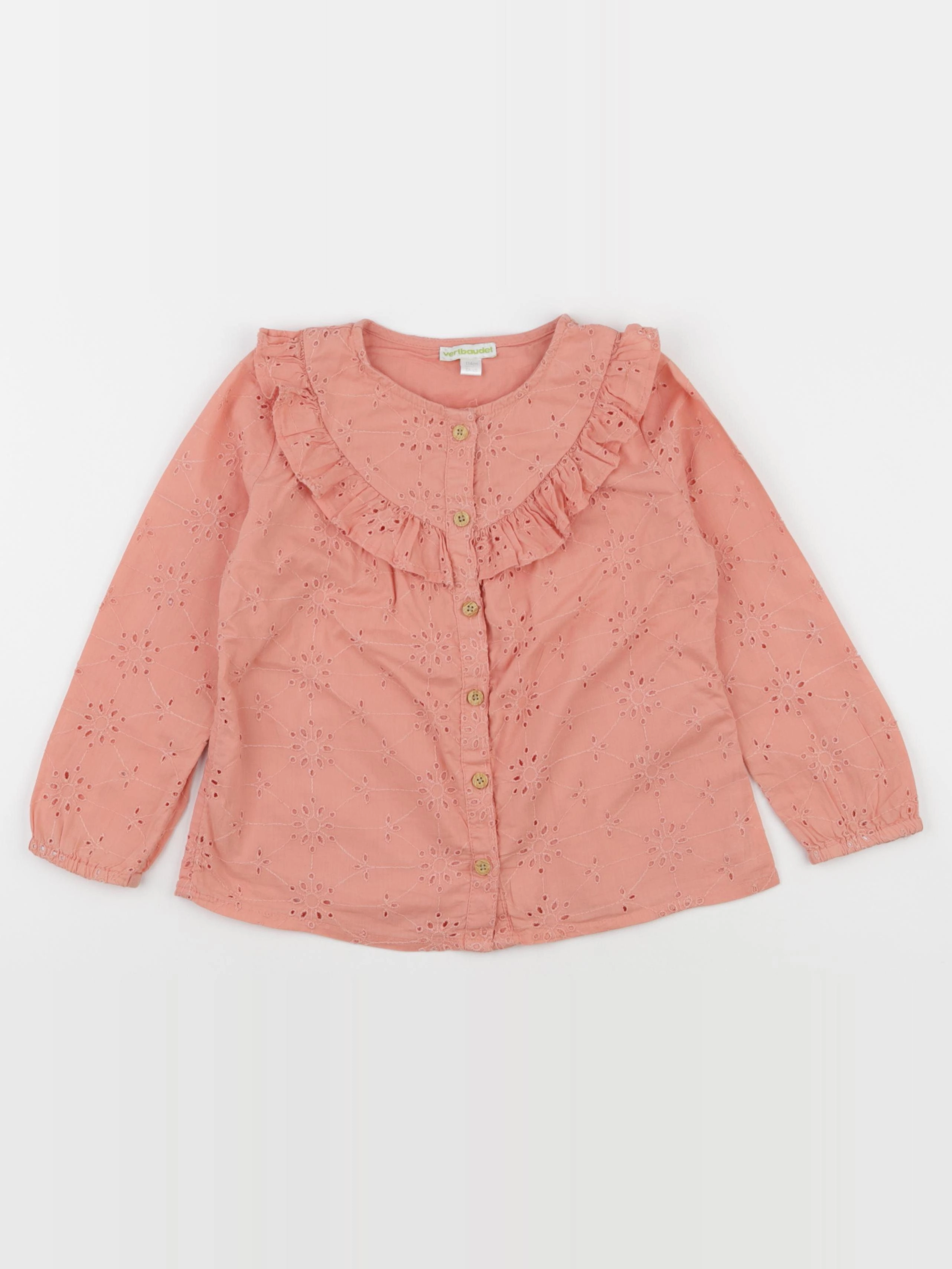 Vertbaudet - blouse rose - 6 ans