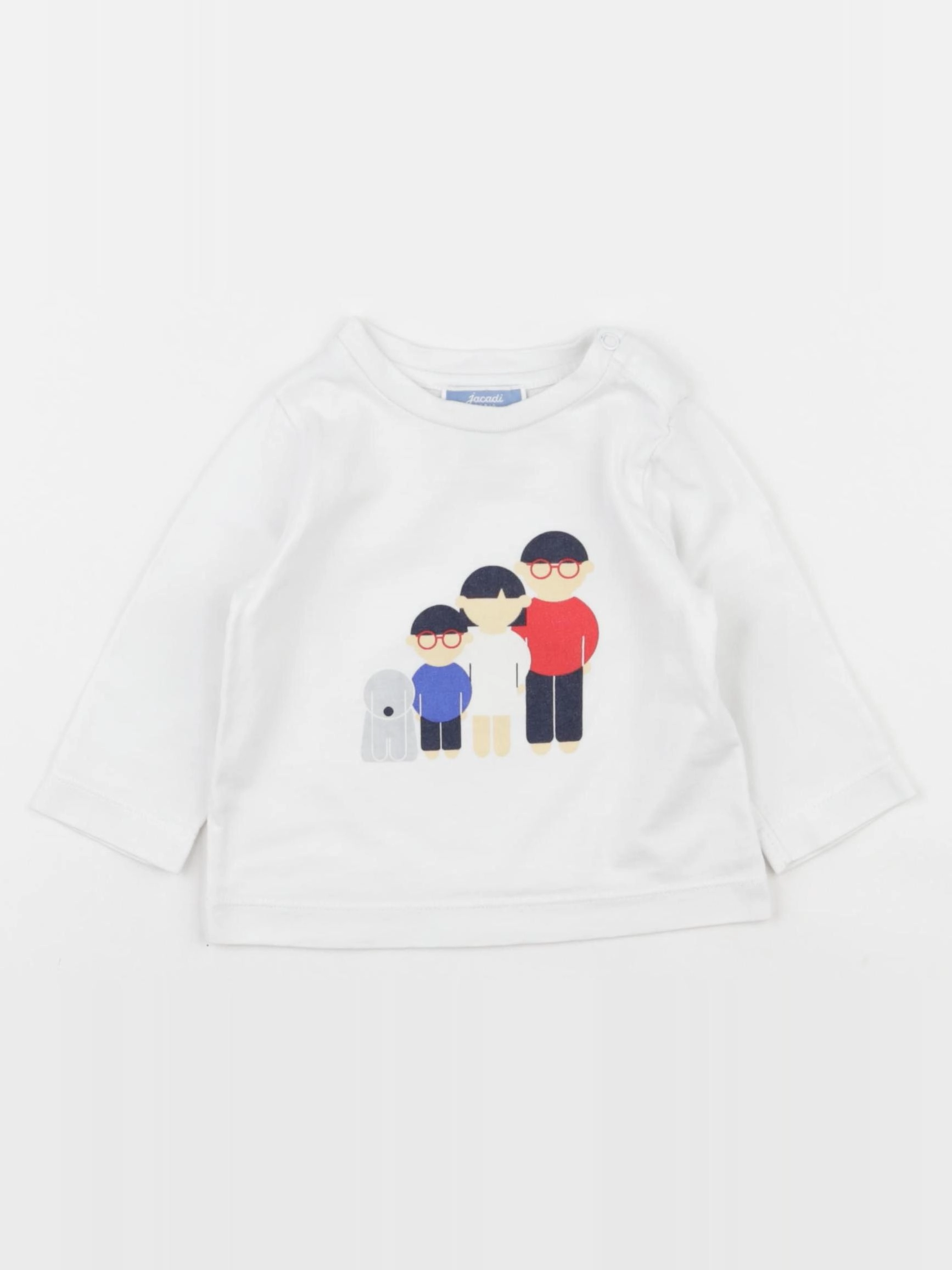 Jacadi - tee-shirt blanc - 6 mois