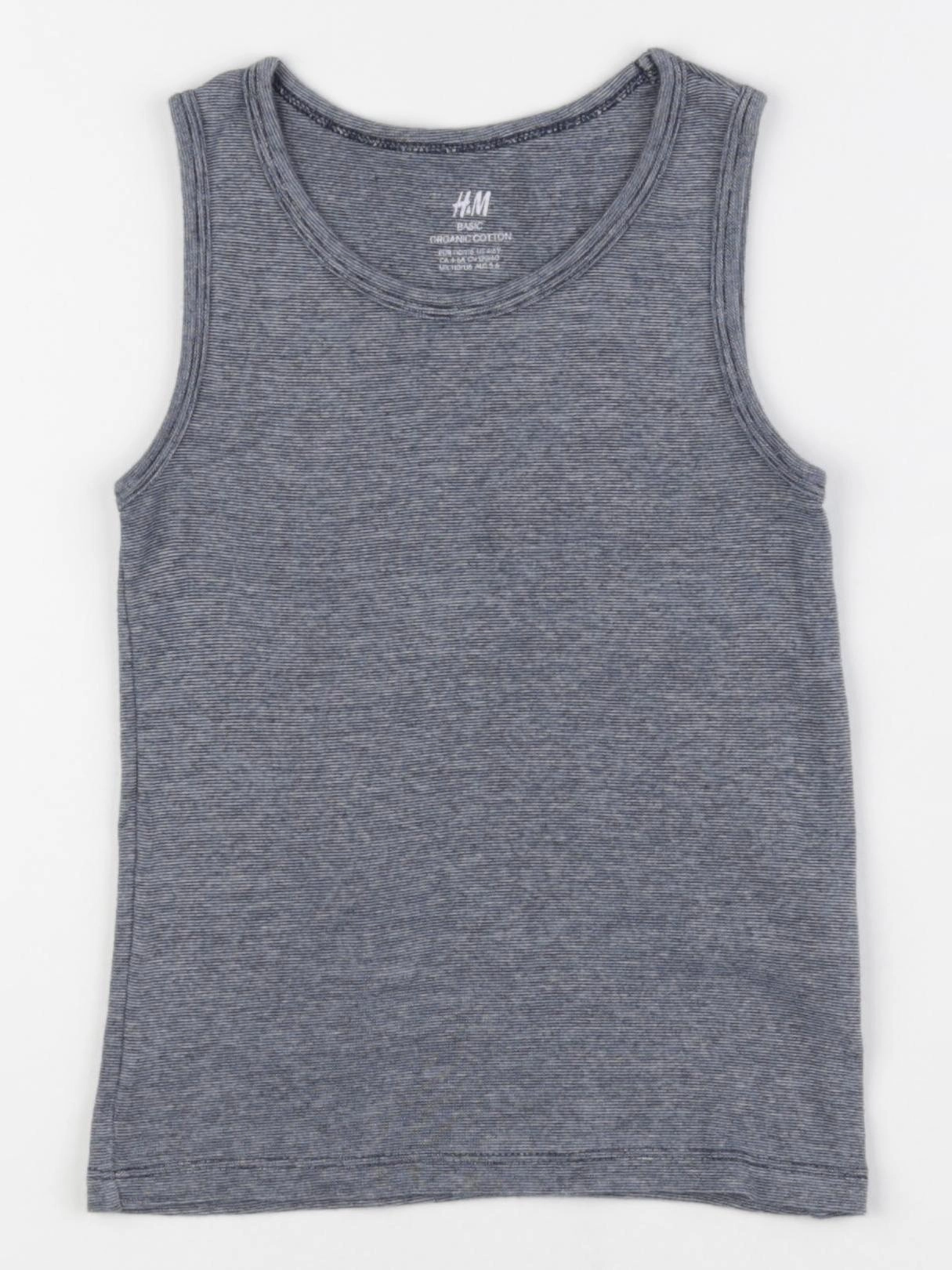 H&M - débardeur bleu - 4/6 ans