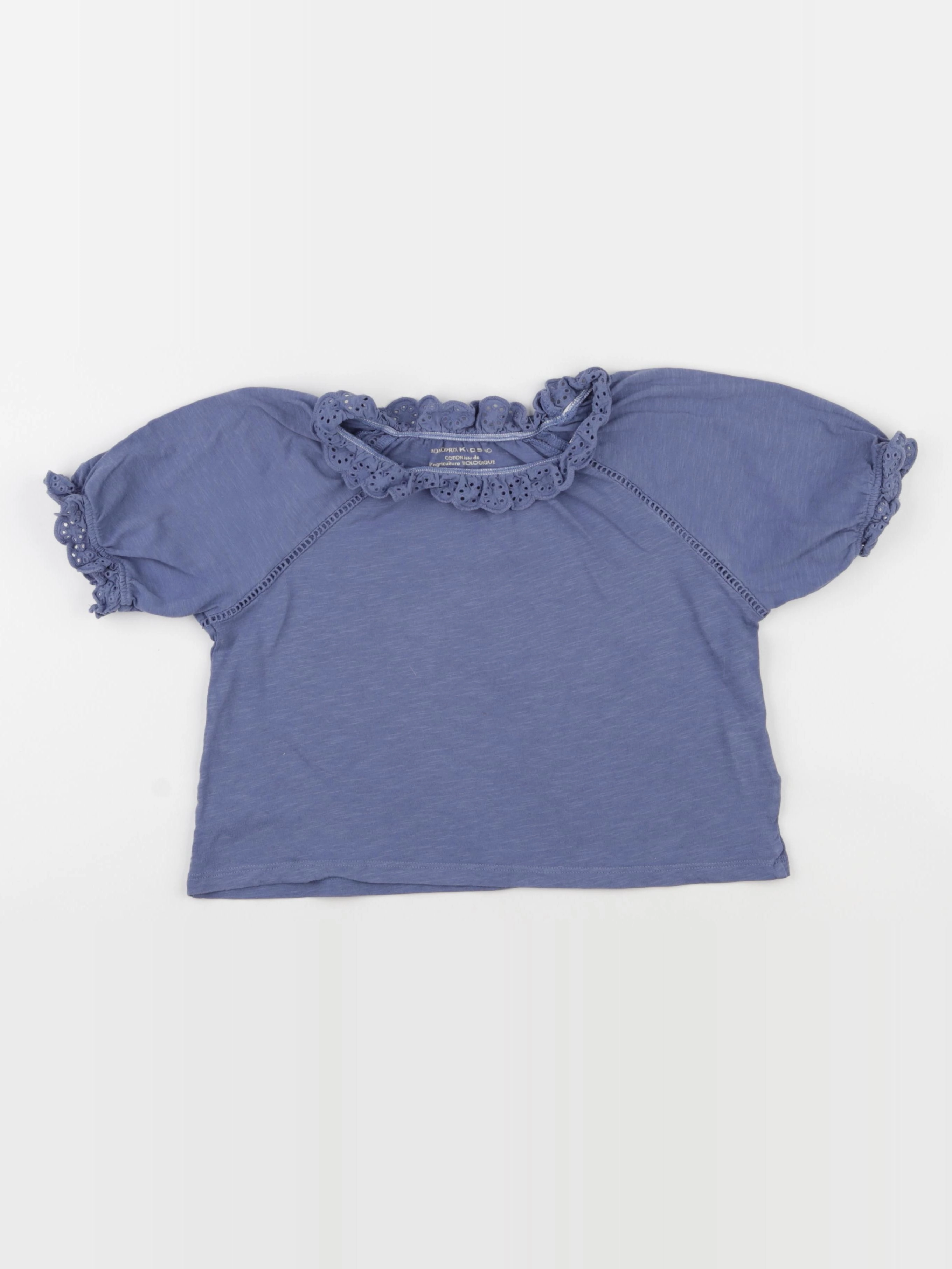 Monoprix - tee-shirt bleu - 8 ans