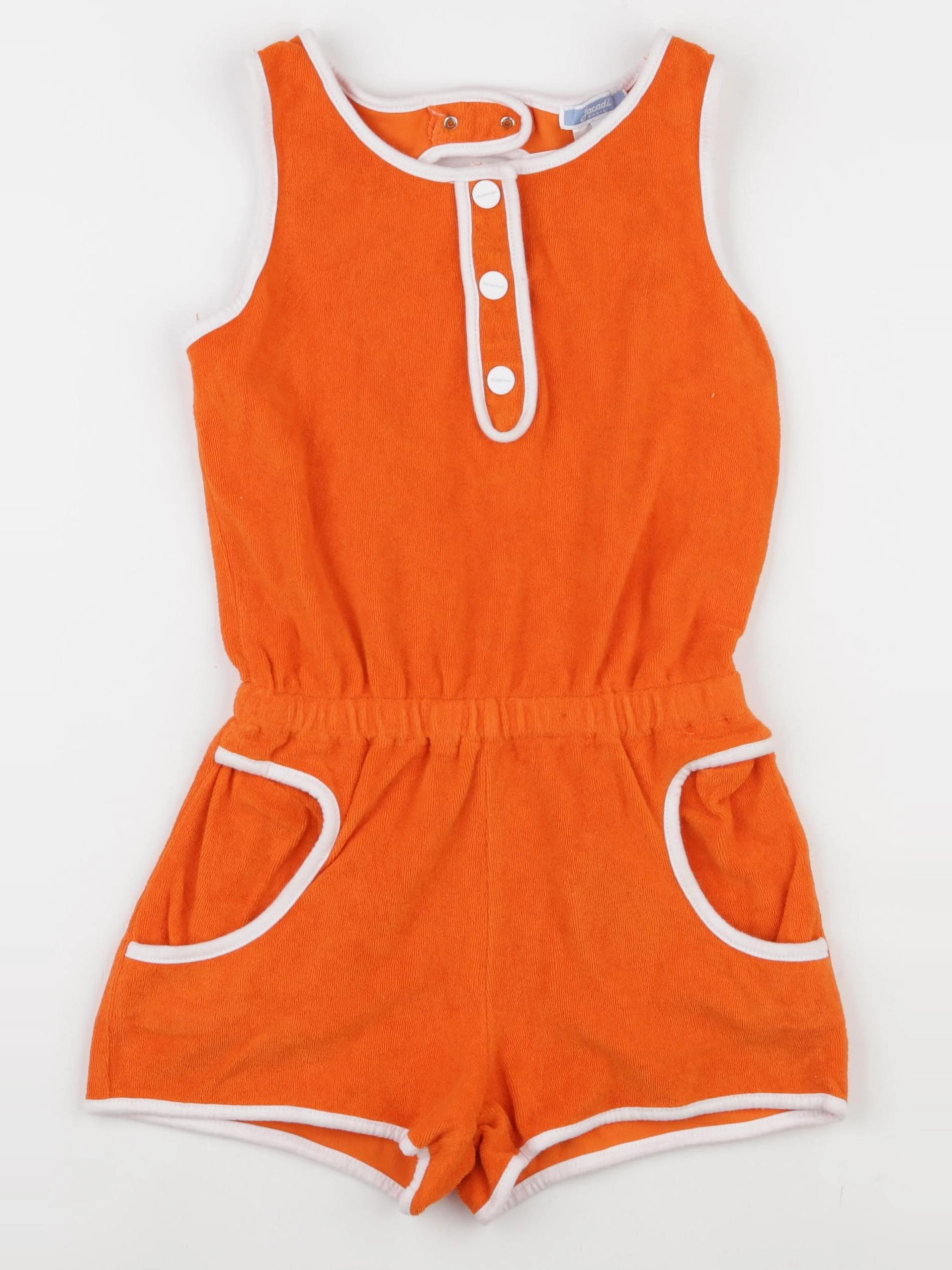 Jacadi - combinaison orange - 8 ans