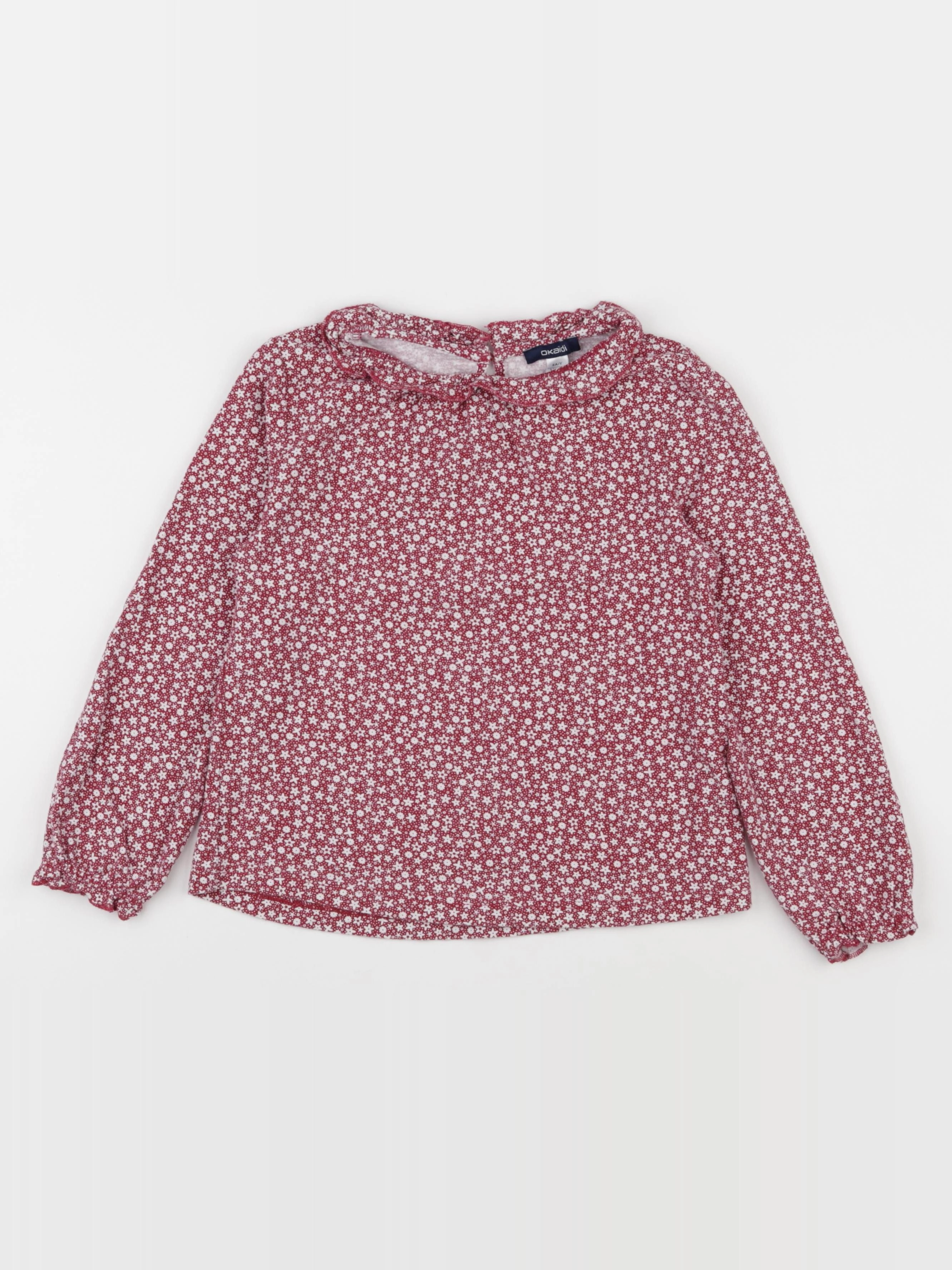 Okaidi - tee-shirt rouge - 8 ans