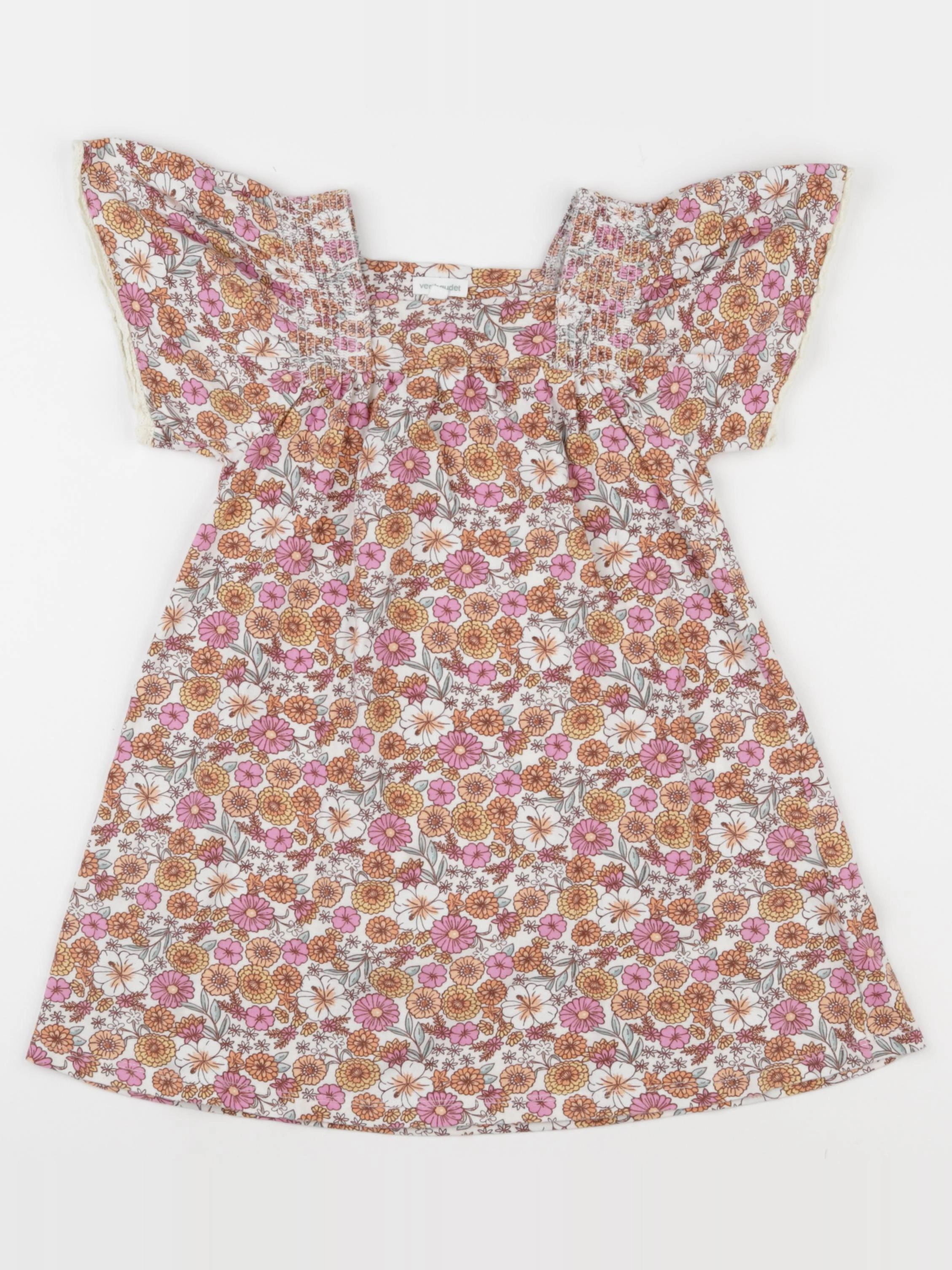 Vertbaudet - robe multicolore - 6 ans