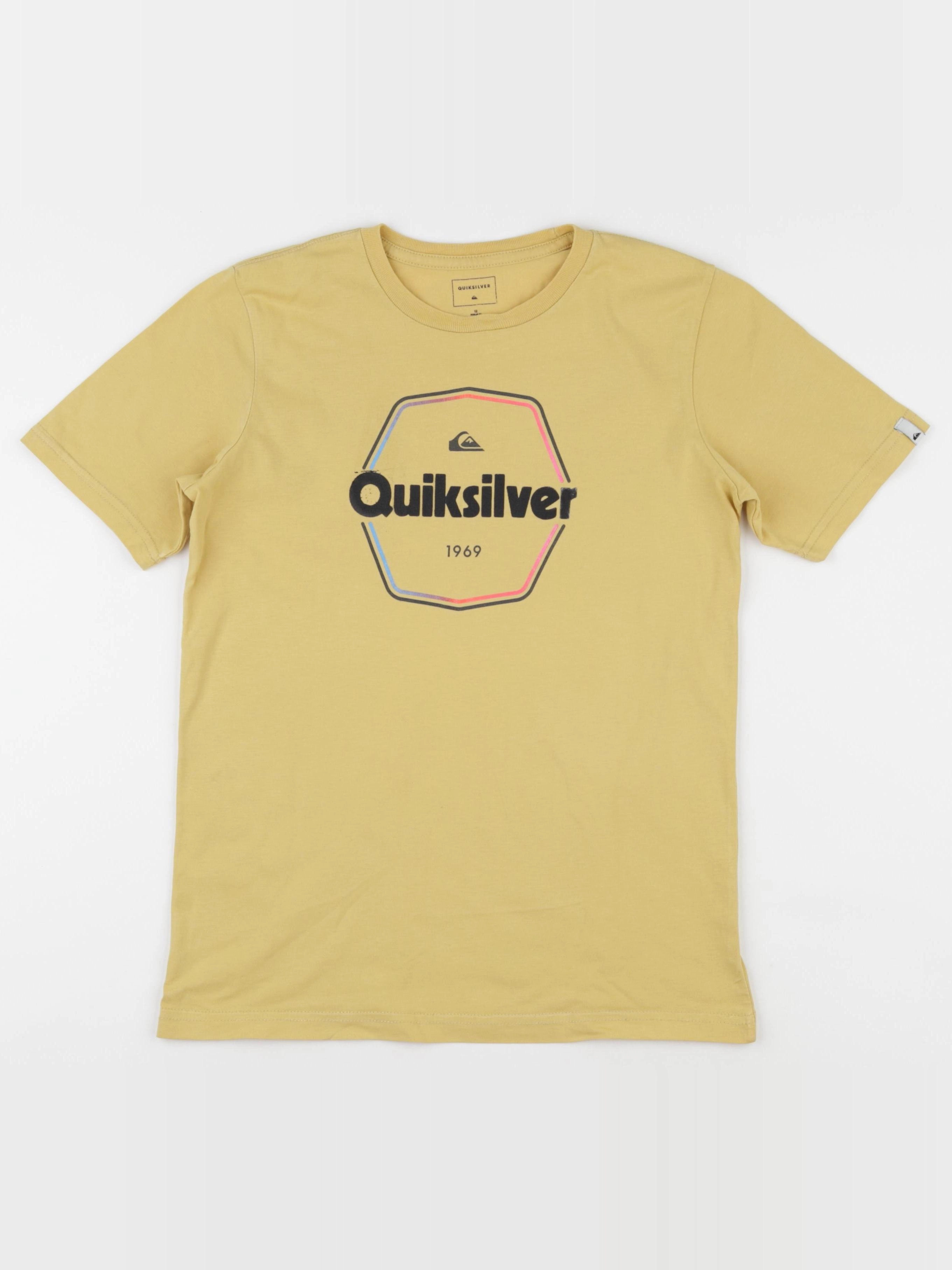 Quiksilver - tee-shirt jaune - 12 ans