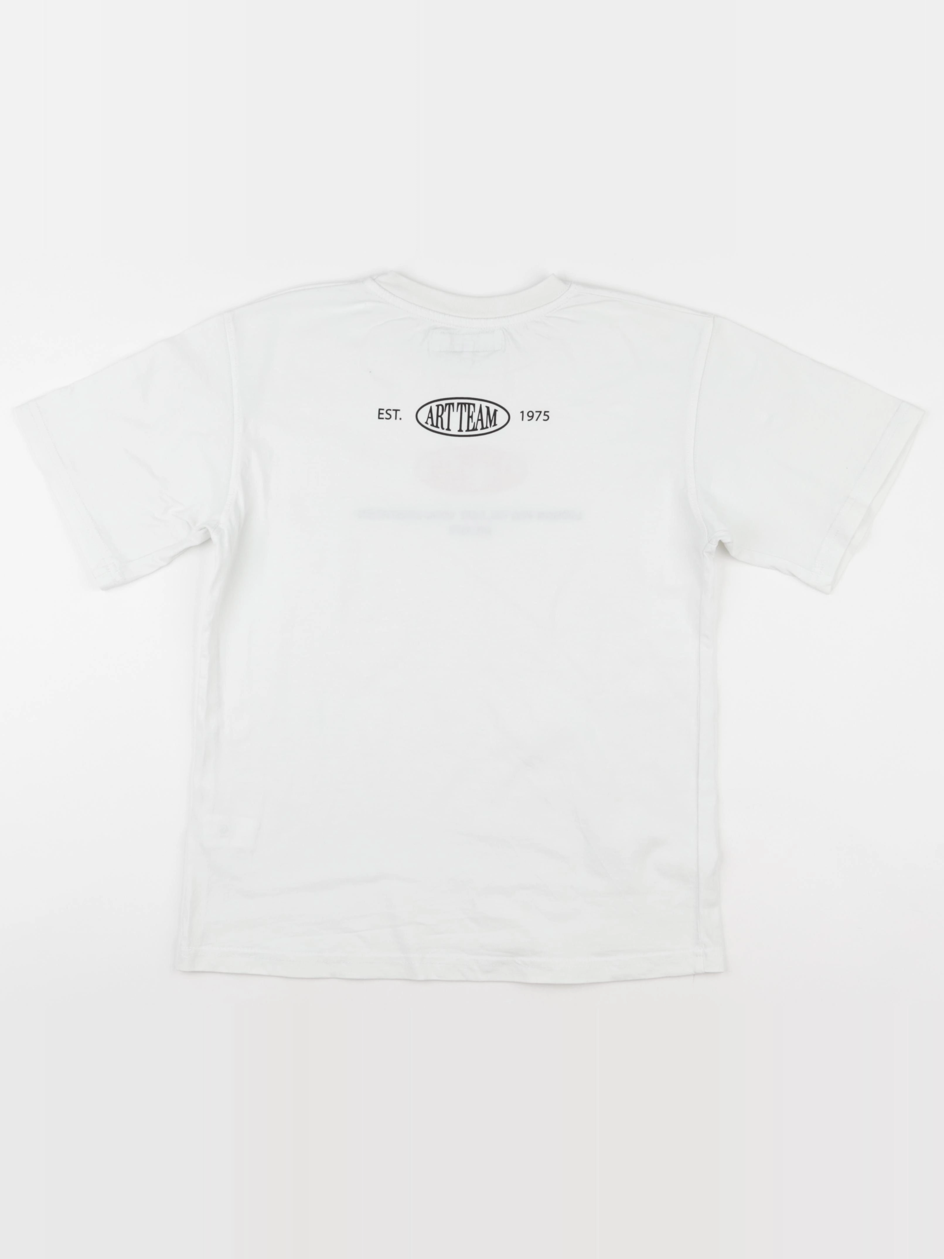 Zara - tee-shirt imprimé au dos blanc - 11/12 ans