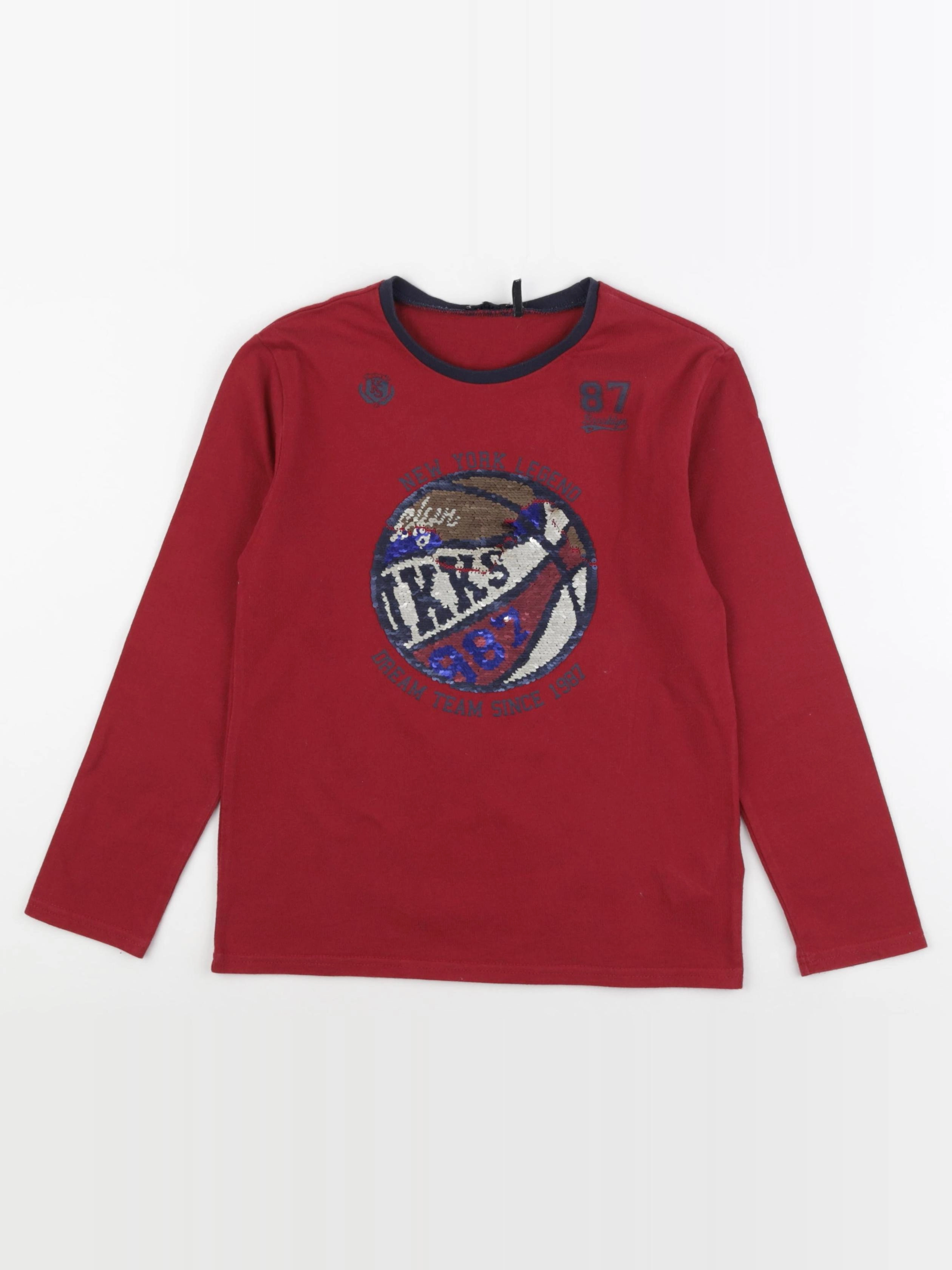 IKKS - tee-shirt rouge - 10 ans