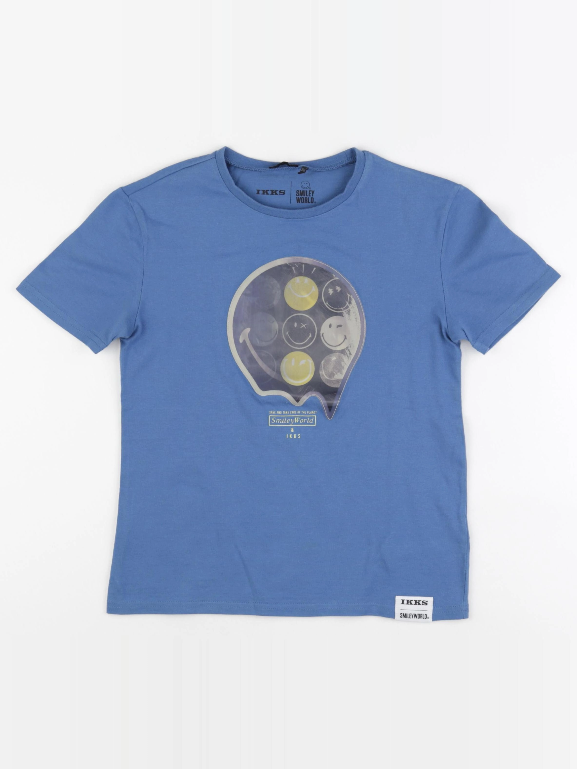 IKKS - tee-shirt bleu - 10 ans