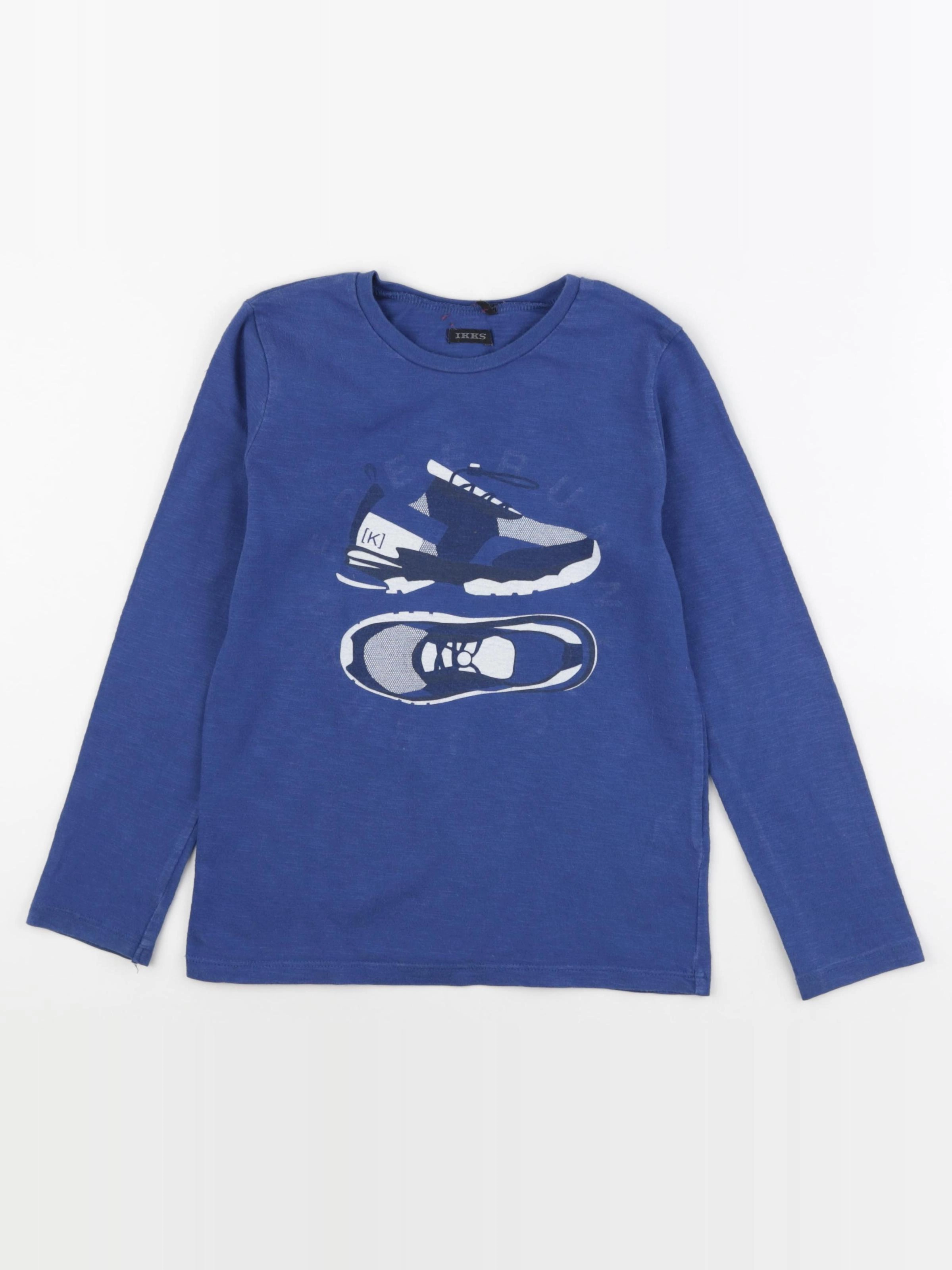 IKKS - tee-shirt bleu - 8 ans
