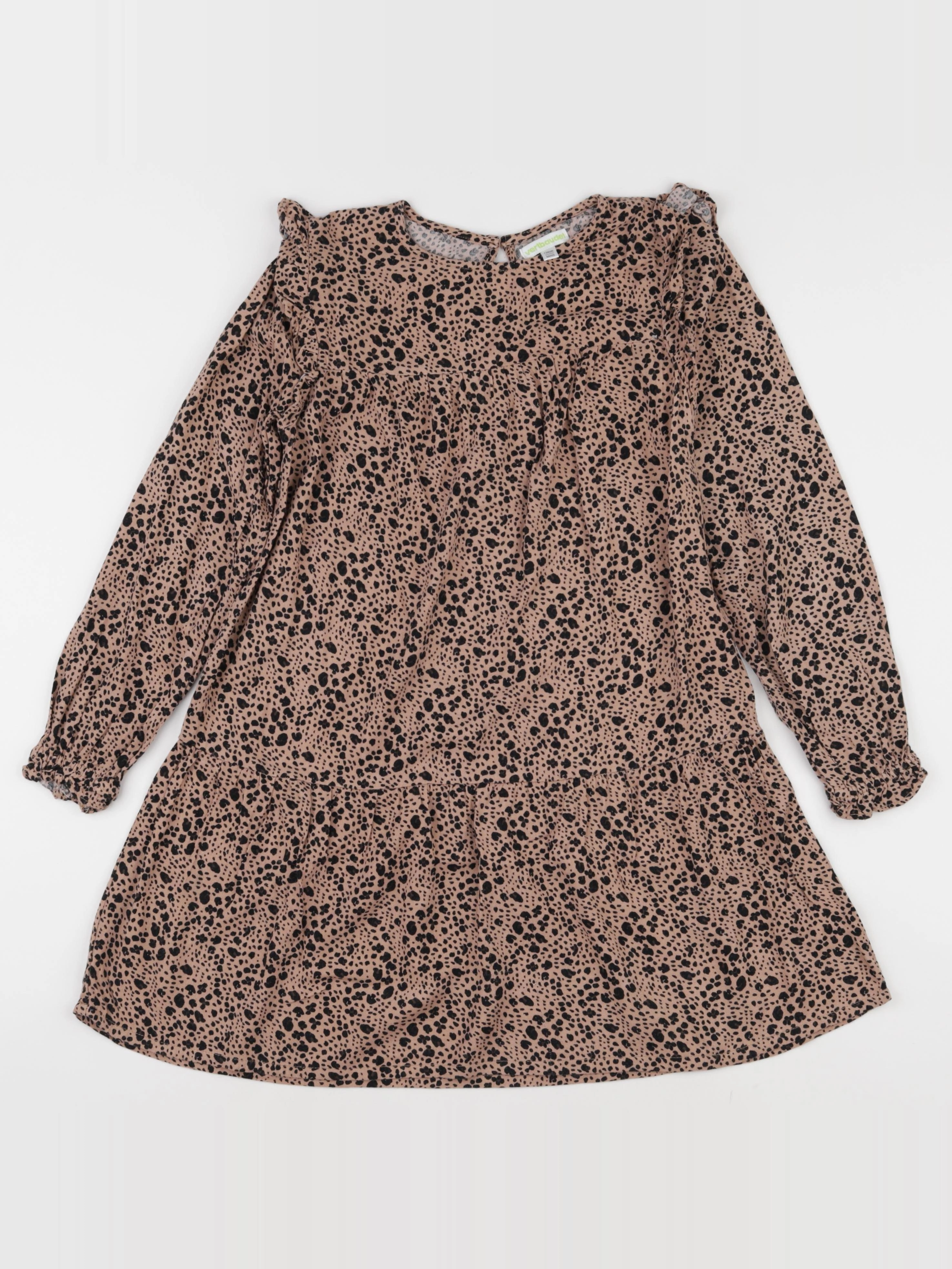 Vertbaudet - robe marron - 9 ans