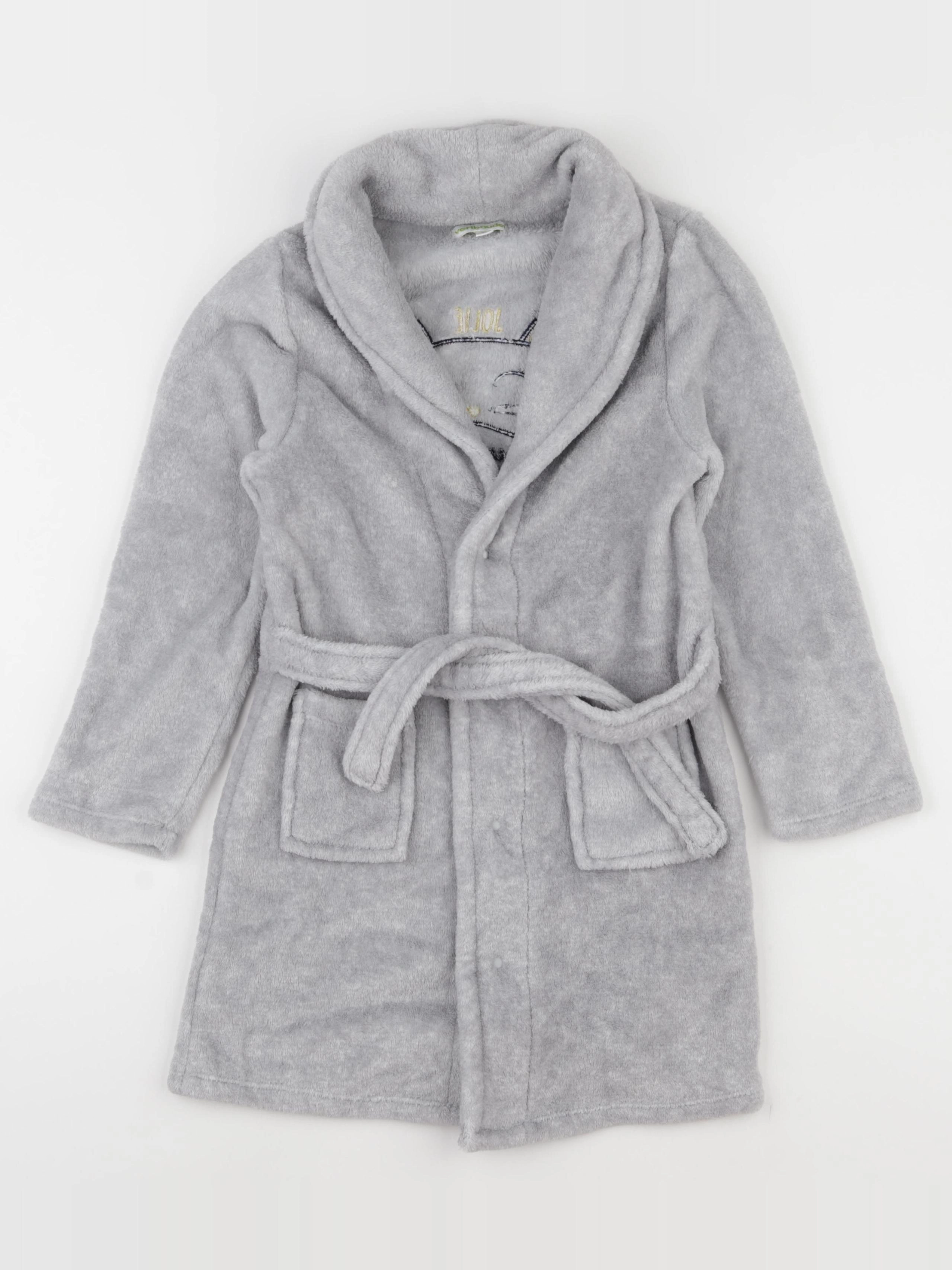 Vertbaudet - robe de chambre gris - 8 ans