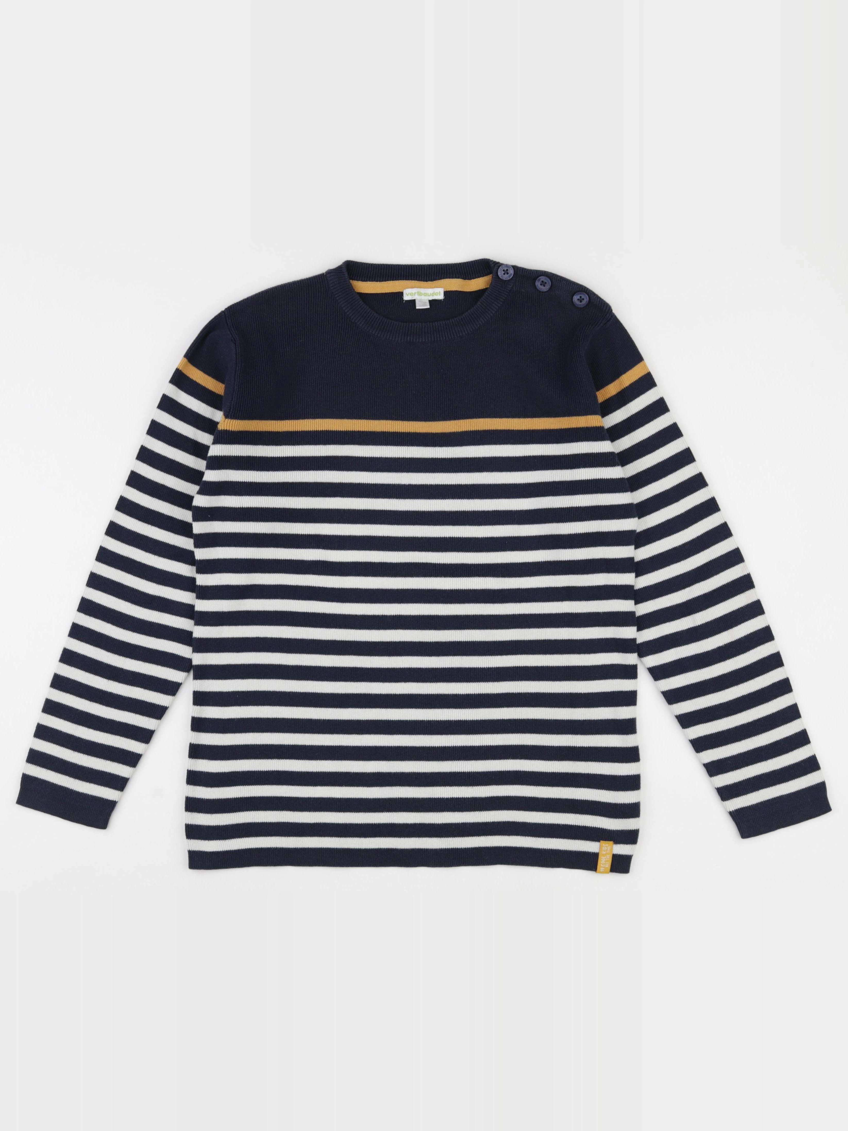 Vertbaudet - pull bleu - 12 ans