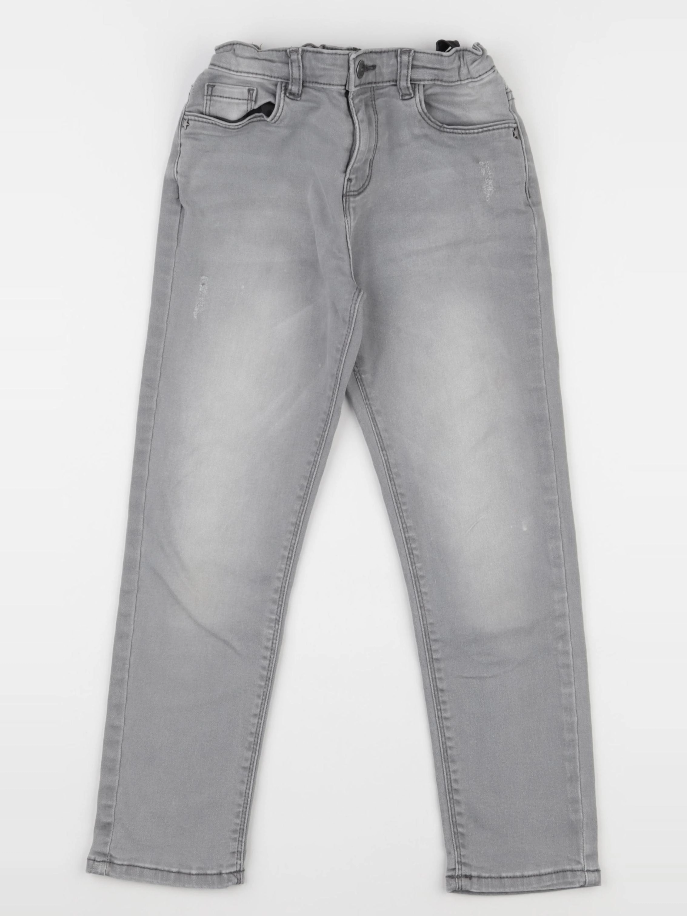 Vertbaudet - jean gris - 7 ans