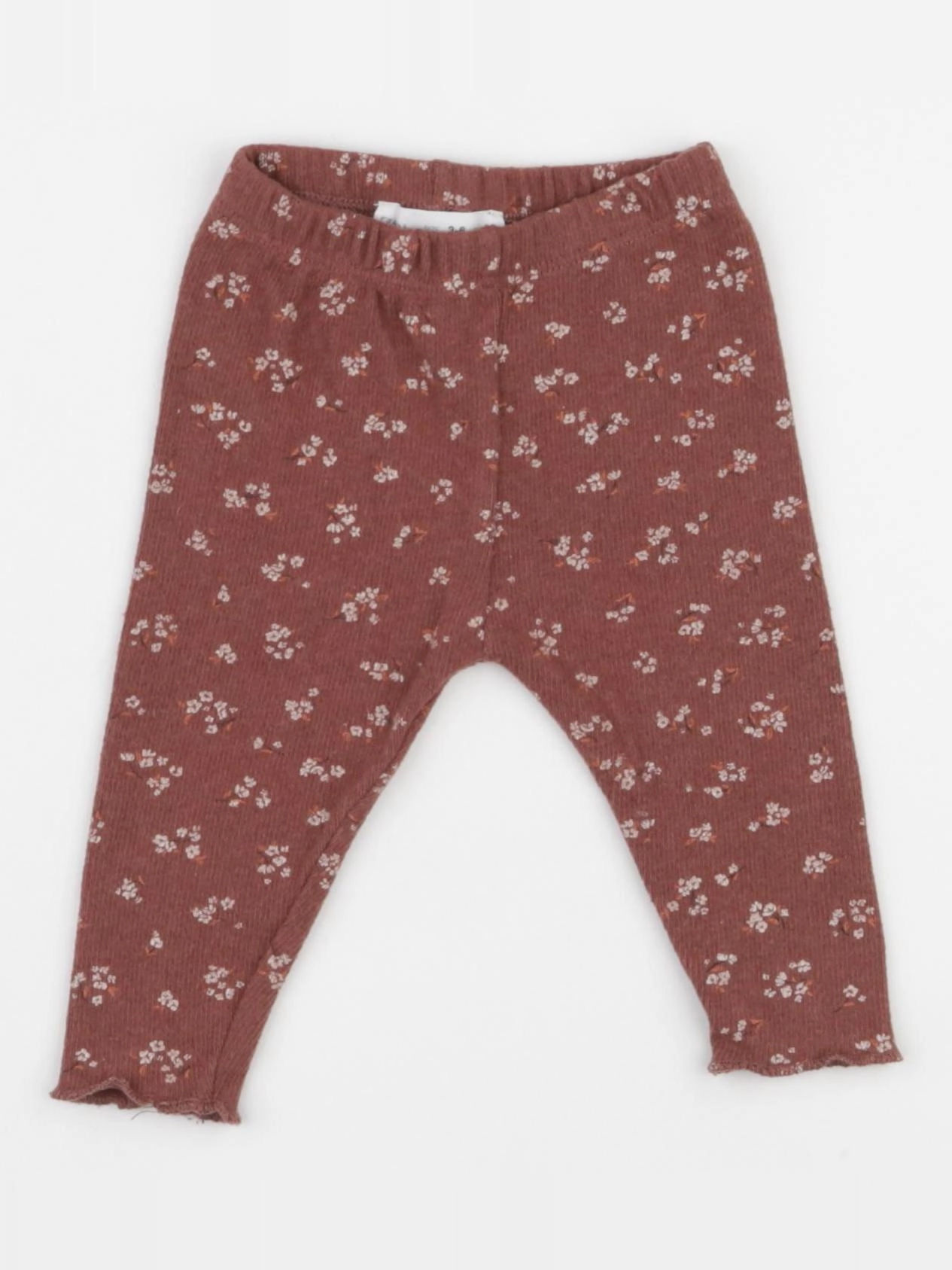 Zara - legging marron - 3/6 mois