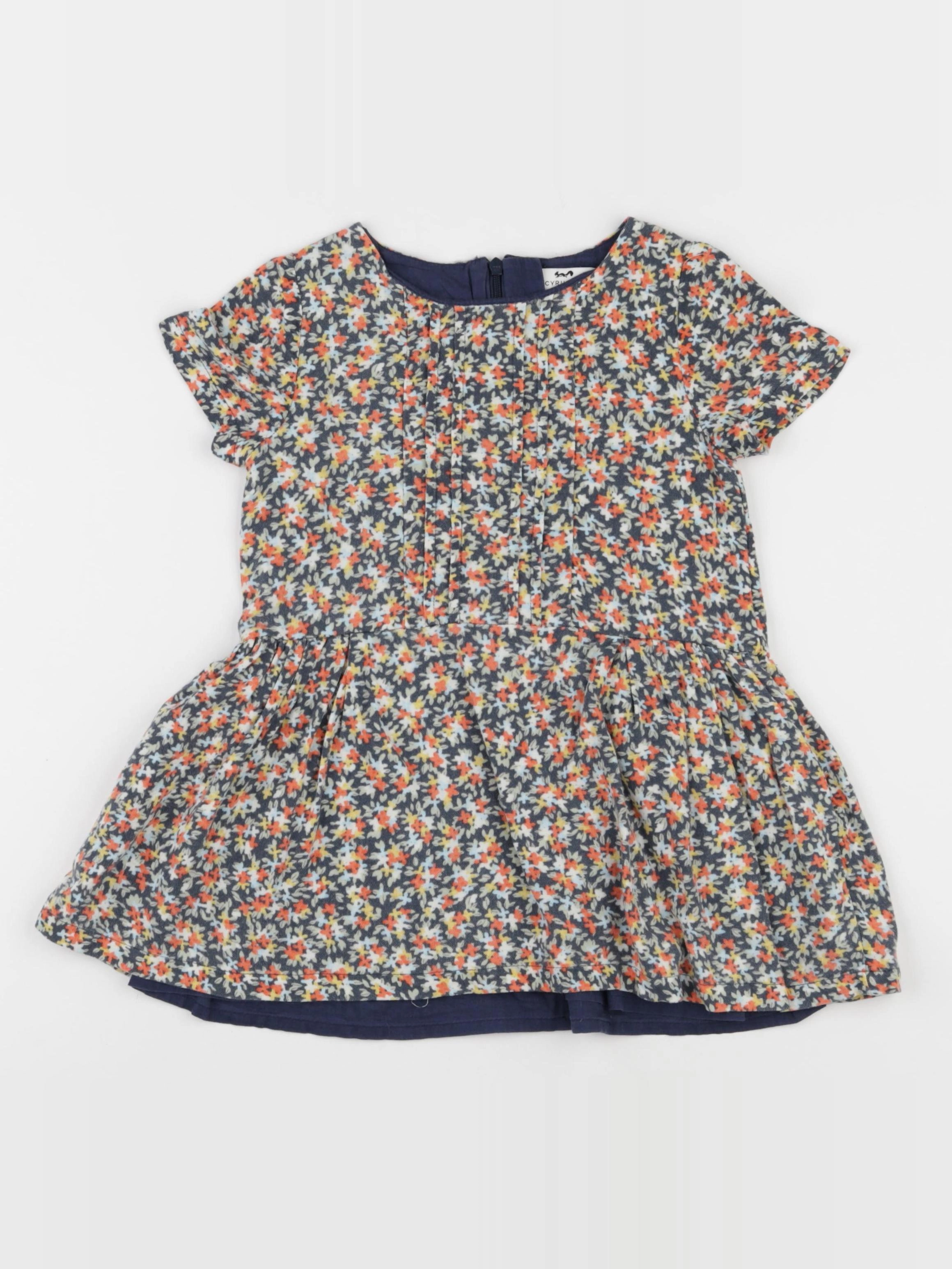 Cyrillus - robe multicolore - 4 ans