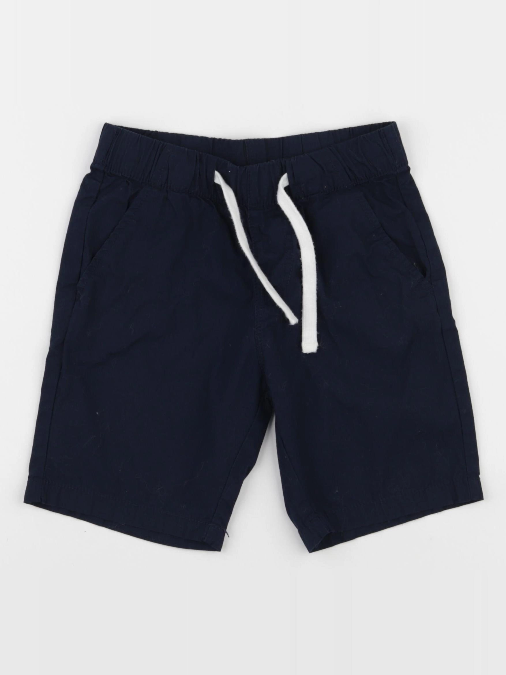 H&M - short bleu - 5/6 ans