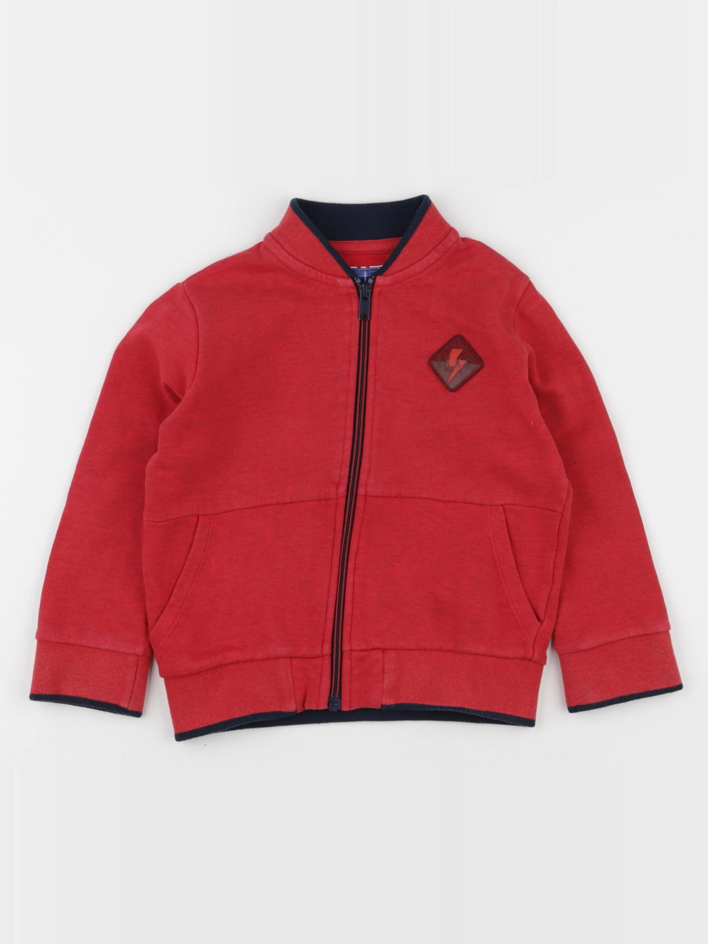 IKKS - sweat imprimé au dos rouge - 4 ans