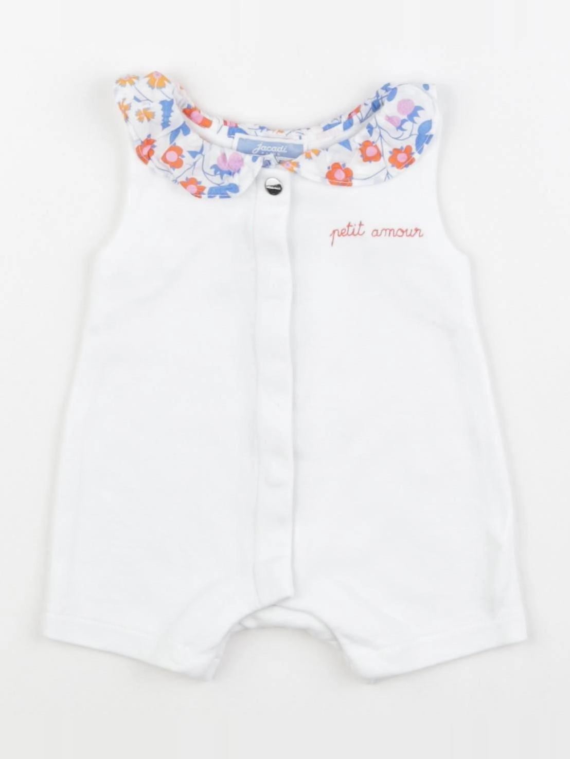 Jacadi - combinaison blanc - 1 mois