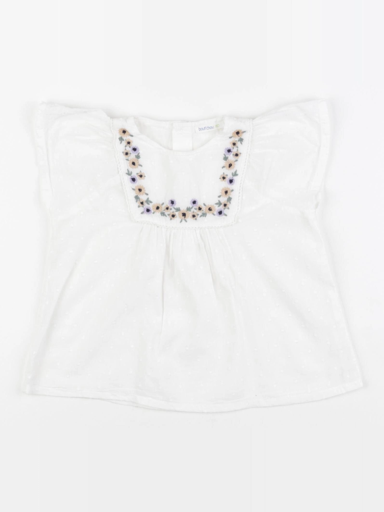Boutchou - blouse blanc - 24 mois