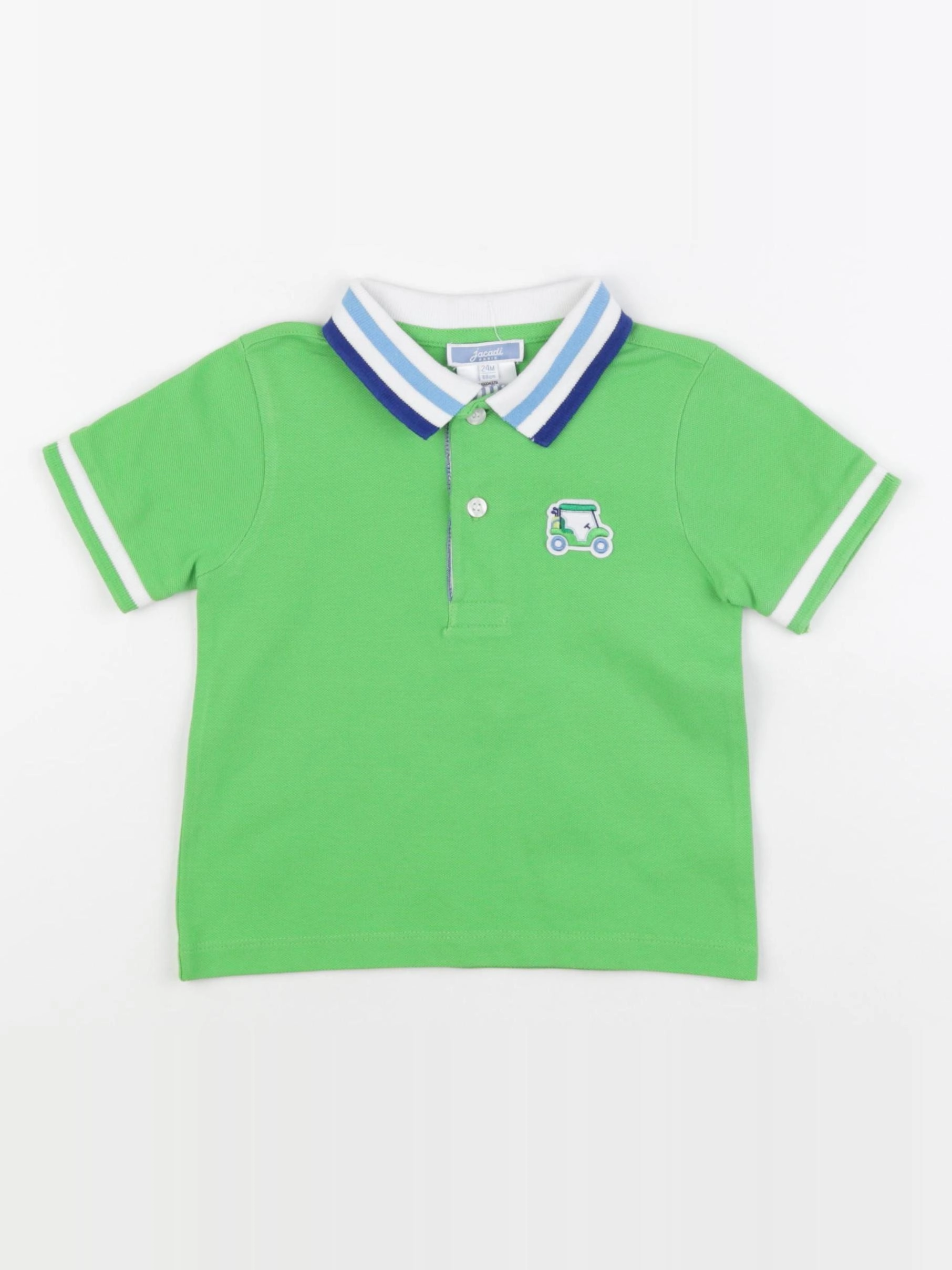 Jacadi - polo vert - 24 mois