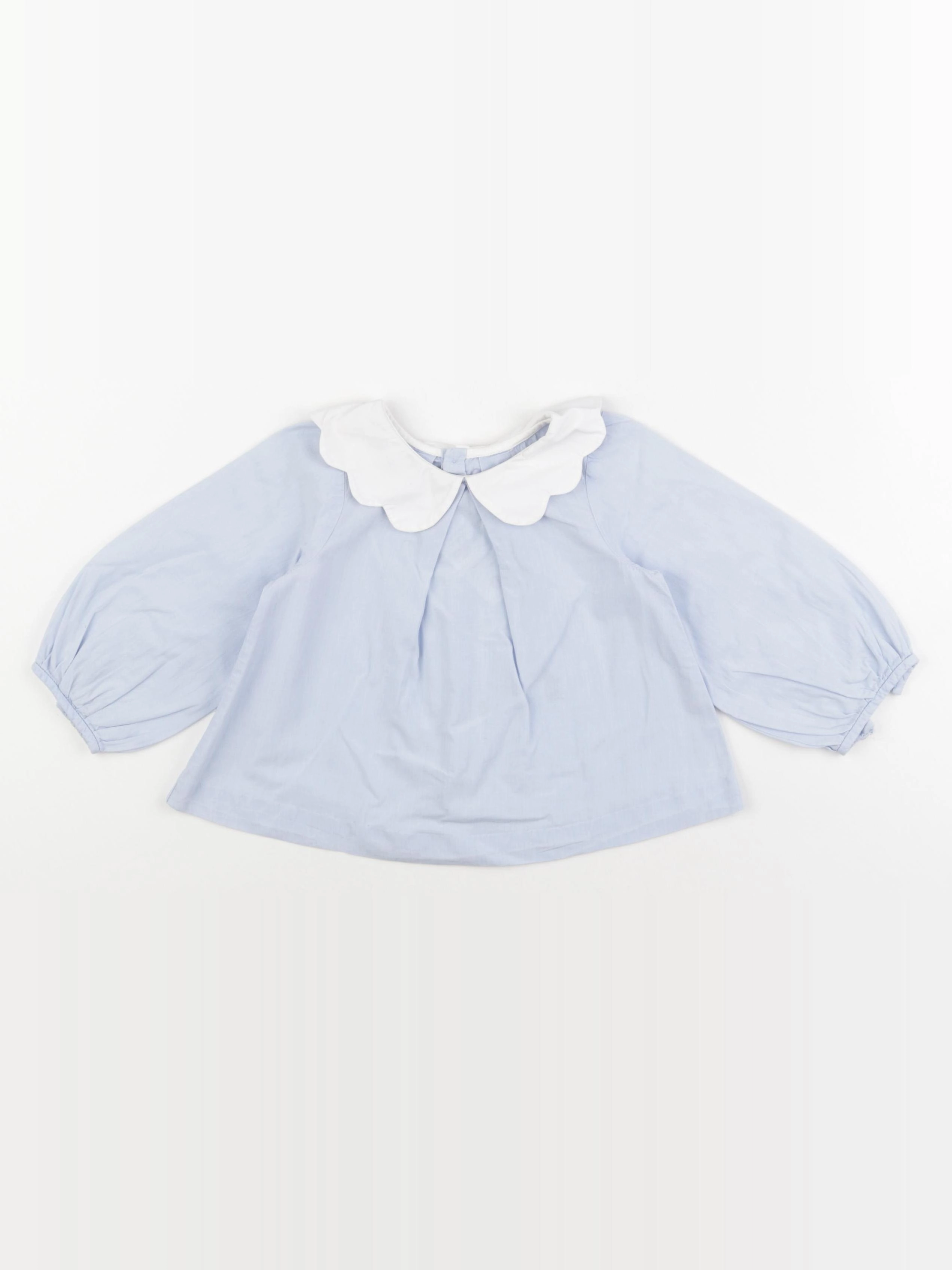 Jacadi - blouse bleu - 24 mois