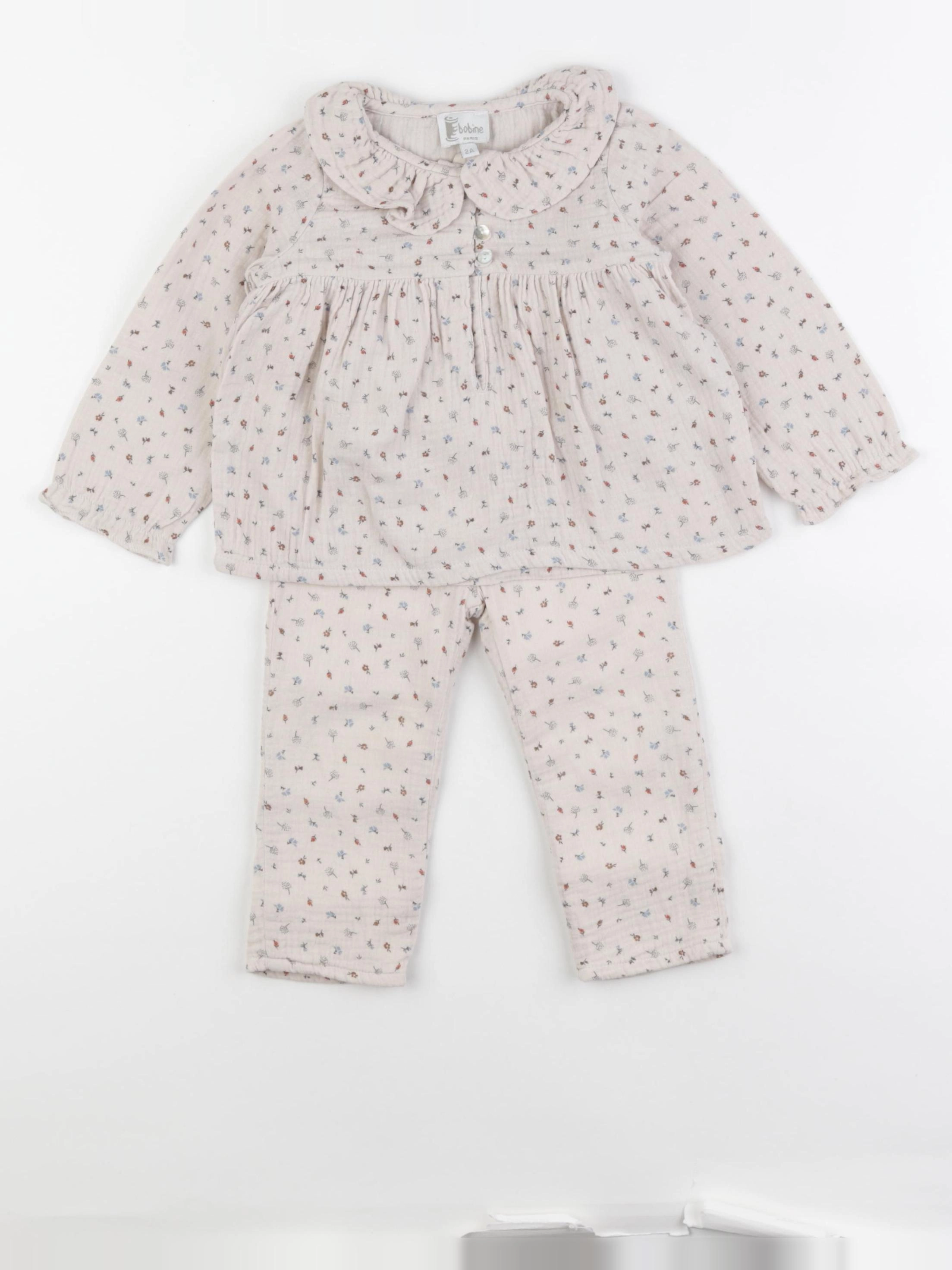 Bobine - ensemble beige - 2 ans