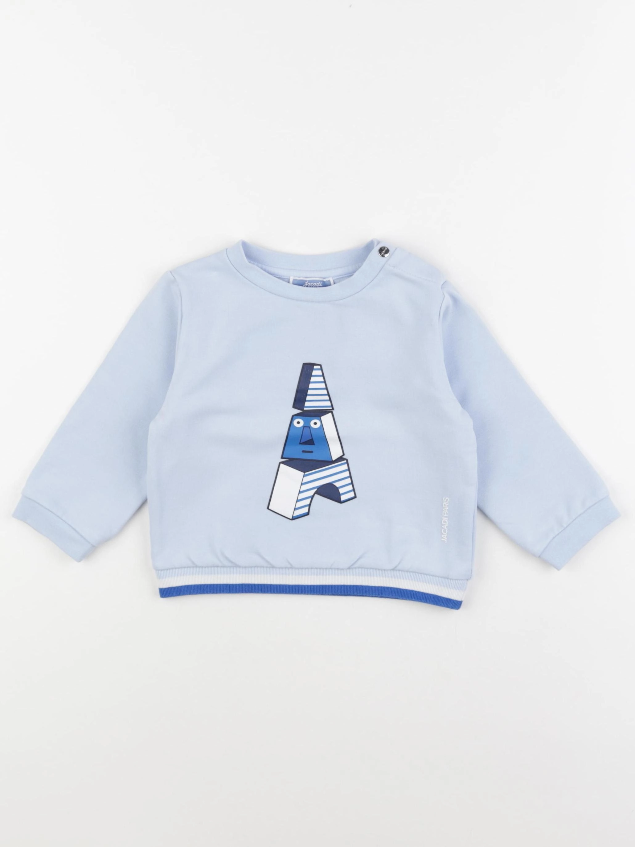 Jacadi - sweat bleu - 24 mois