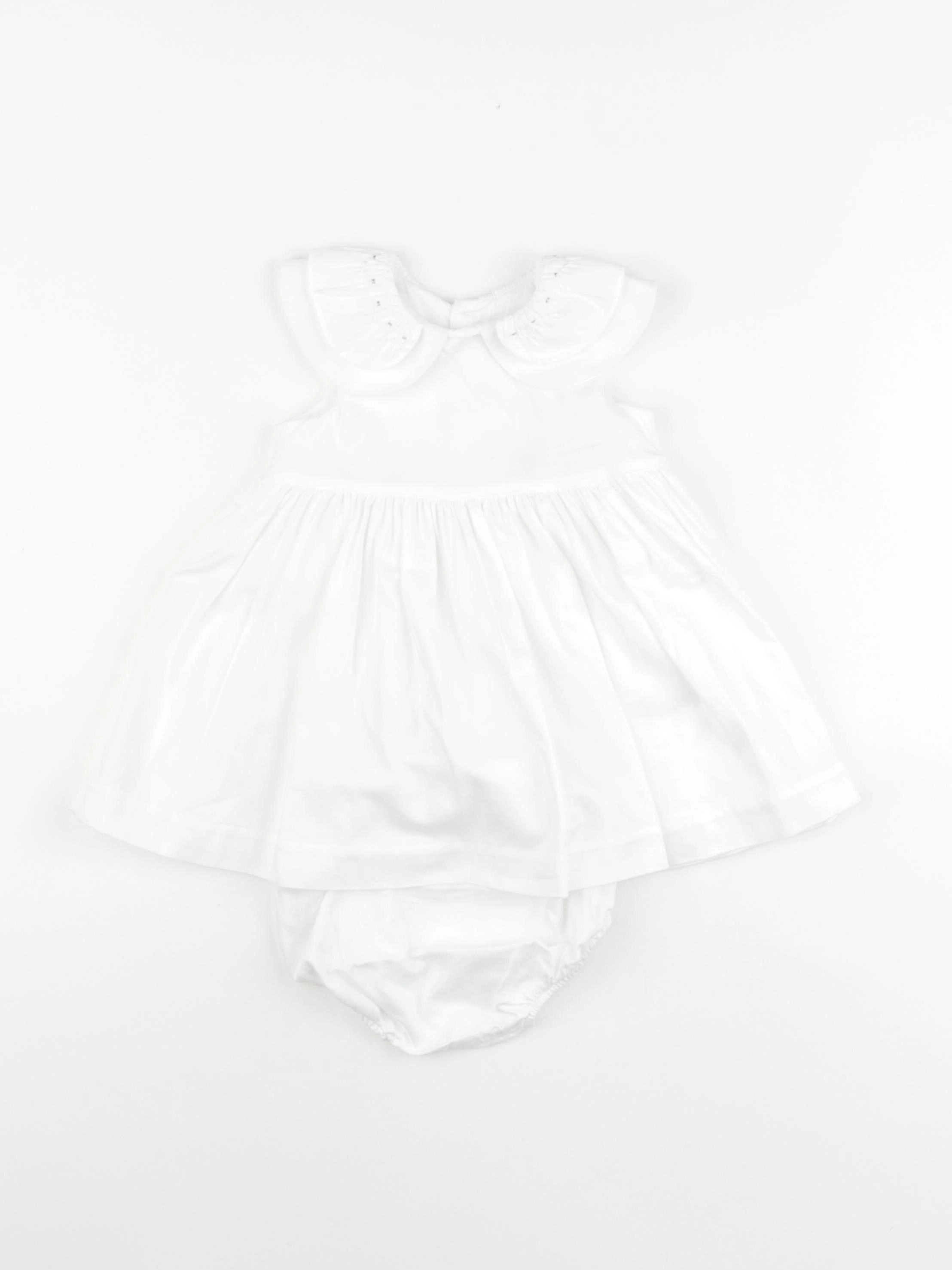 Jacadi - robe blanc - 12 mois
