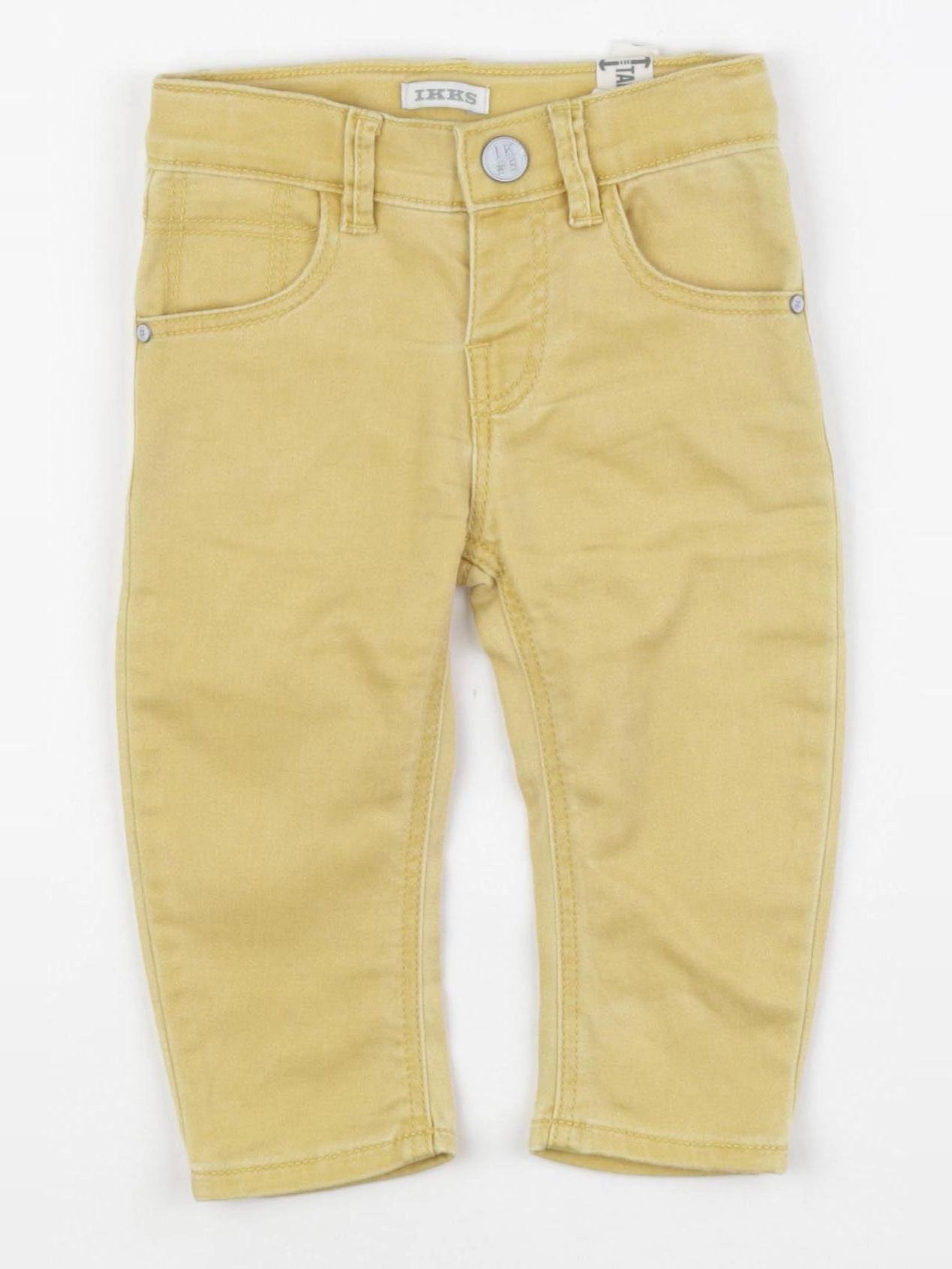 IKKS - pantalon jaune - 12 mois