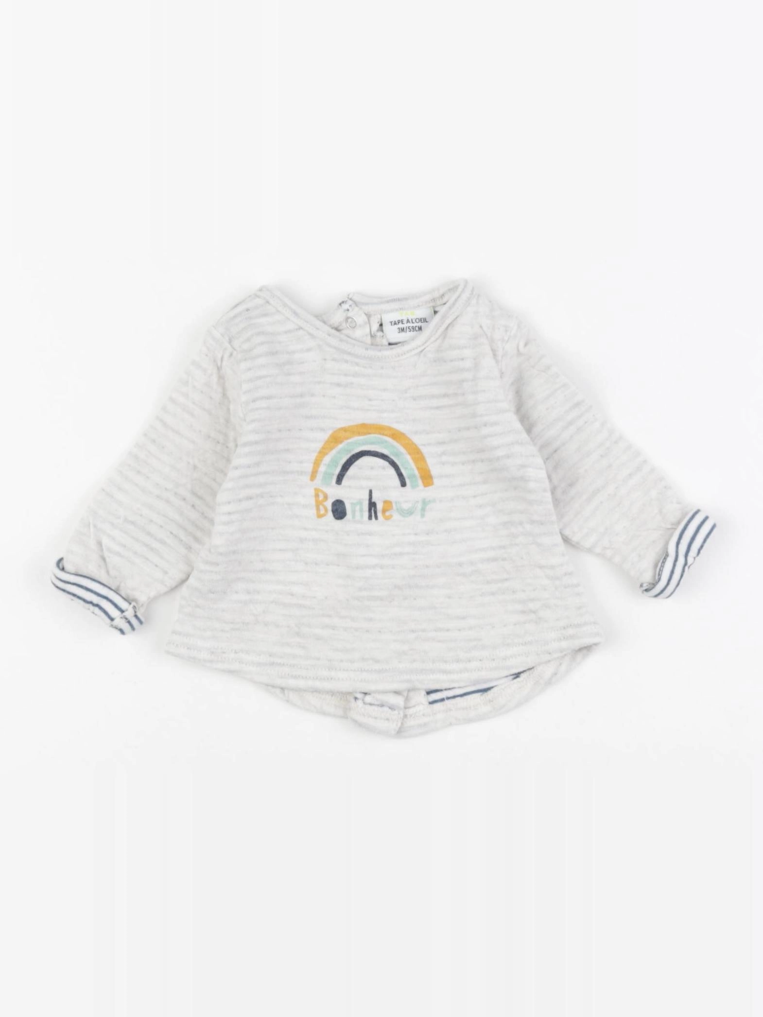 Tape à l'oeil - tee-shirt gris - 3 mois