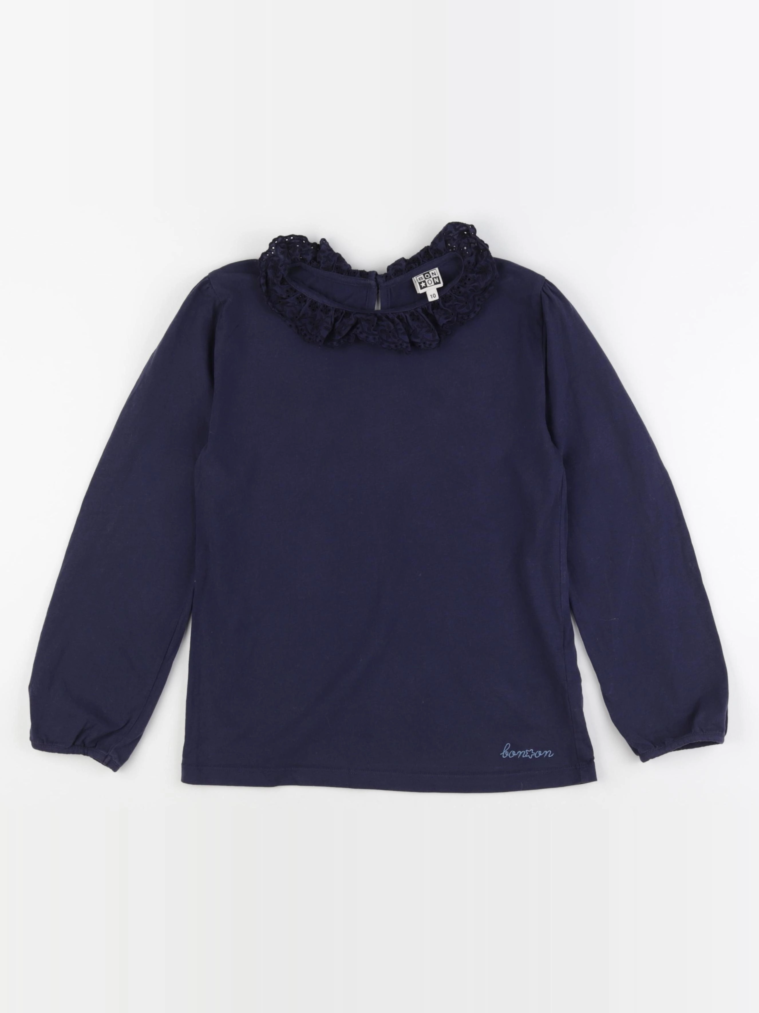 Bonton - tee-shirt bleu - 10 ans