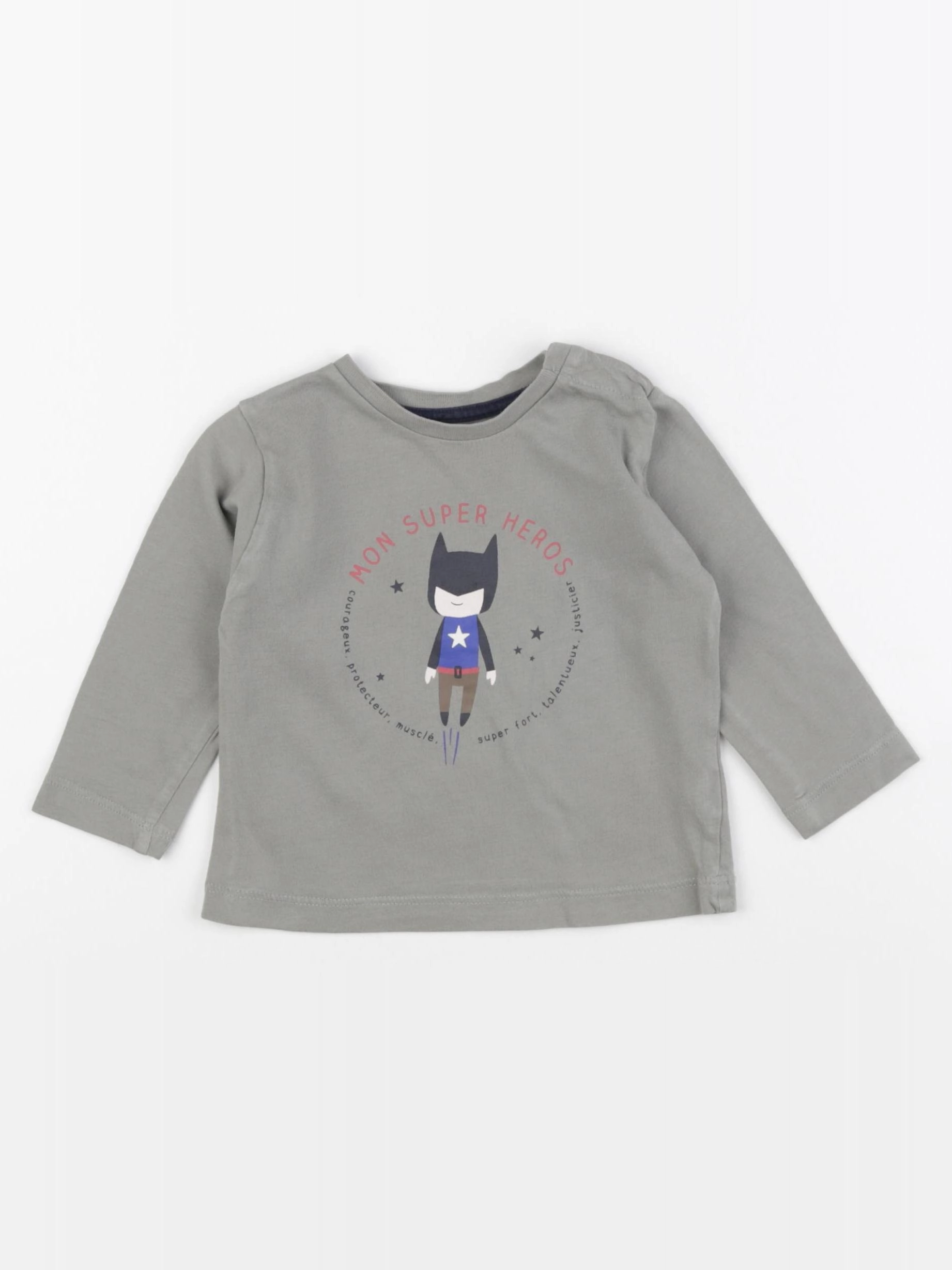 Boutchou - tee-shirt vert - 12 mois