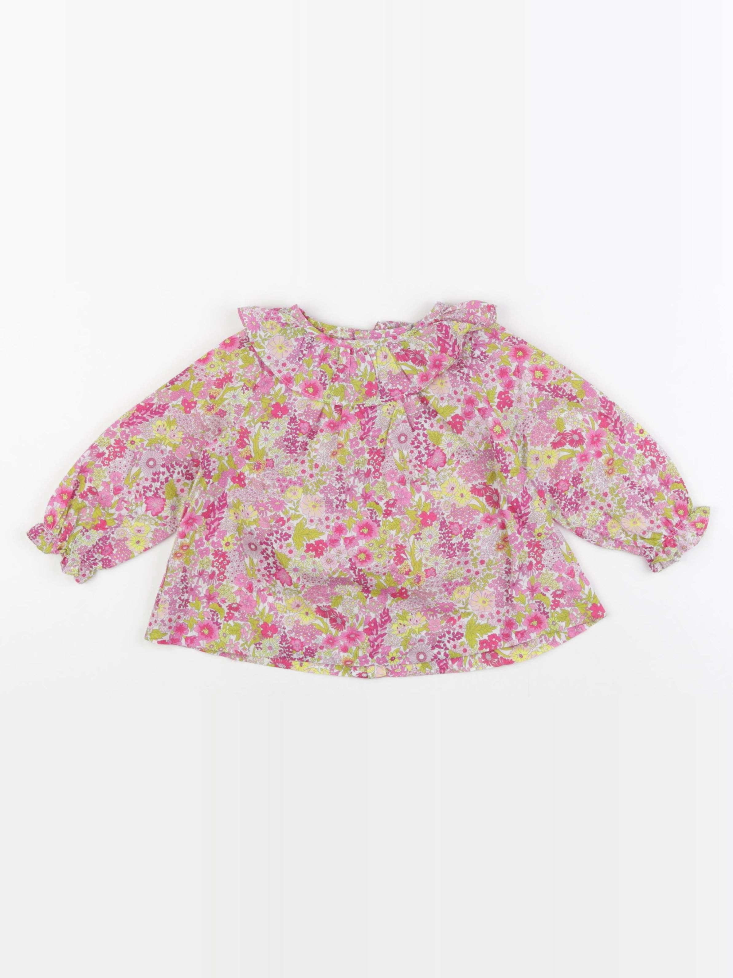 Jacadi - blouse liberty multicolore - 24 mois