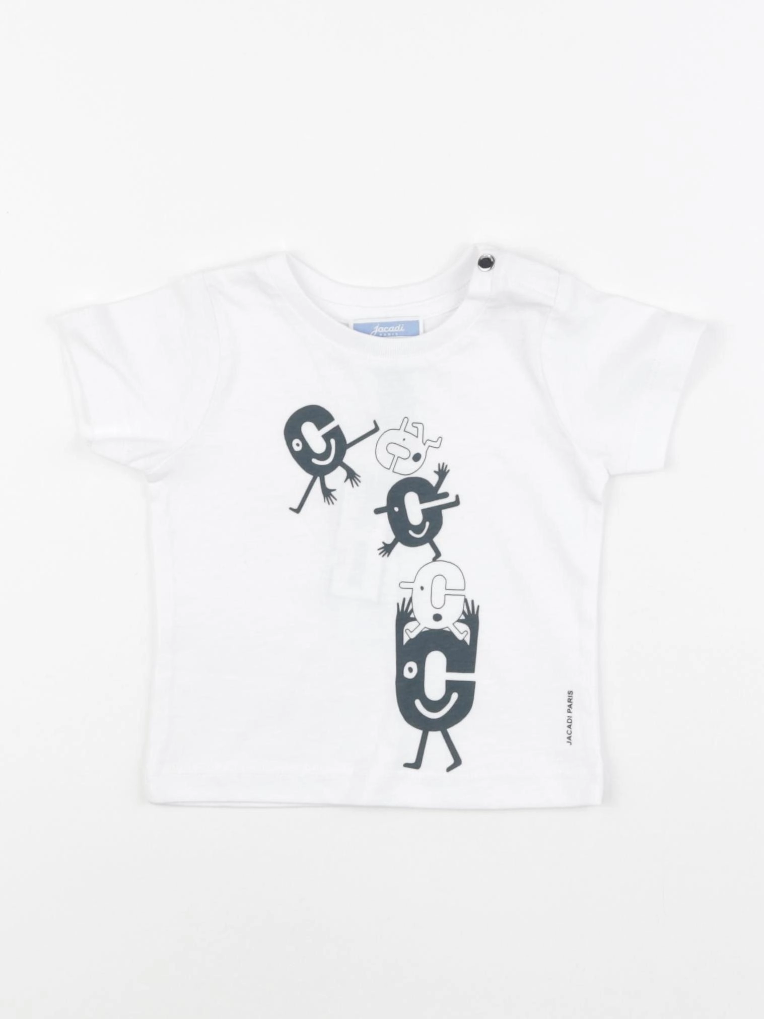 Jacadi - tee-shirt blanc - 6 mois