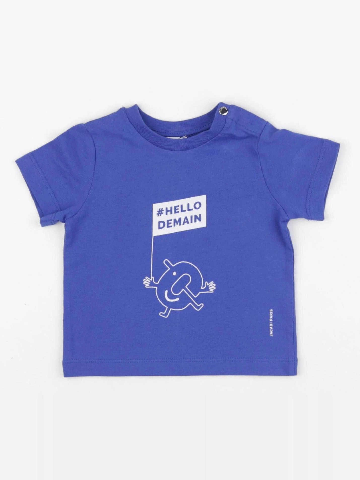 Jacadi - tee-shirt bleu - 6 mois