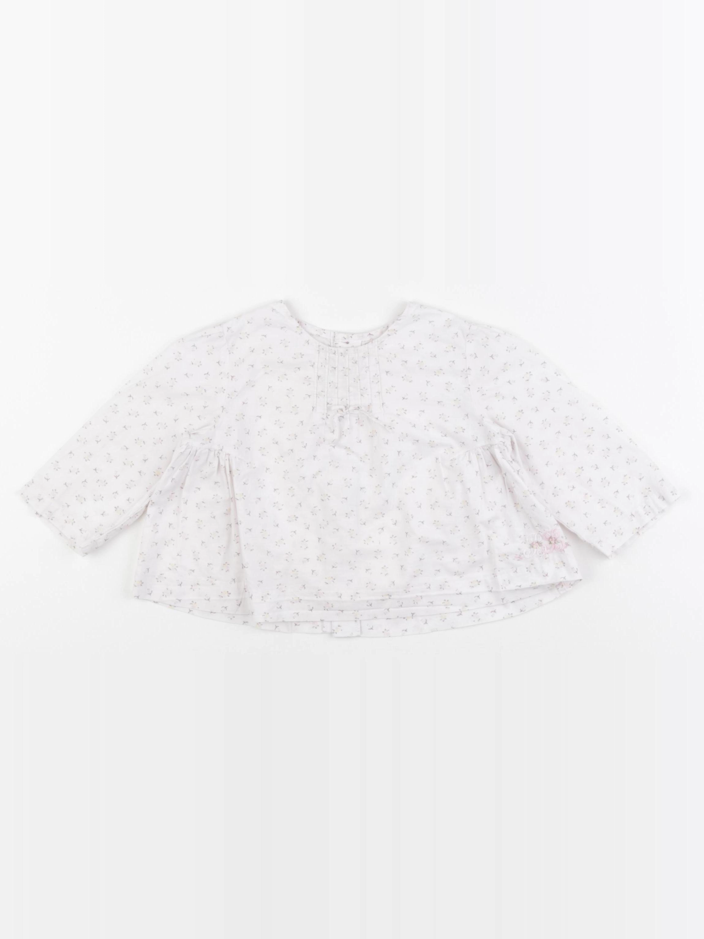Jacadi - blouse blanc - 12 mois