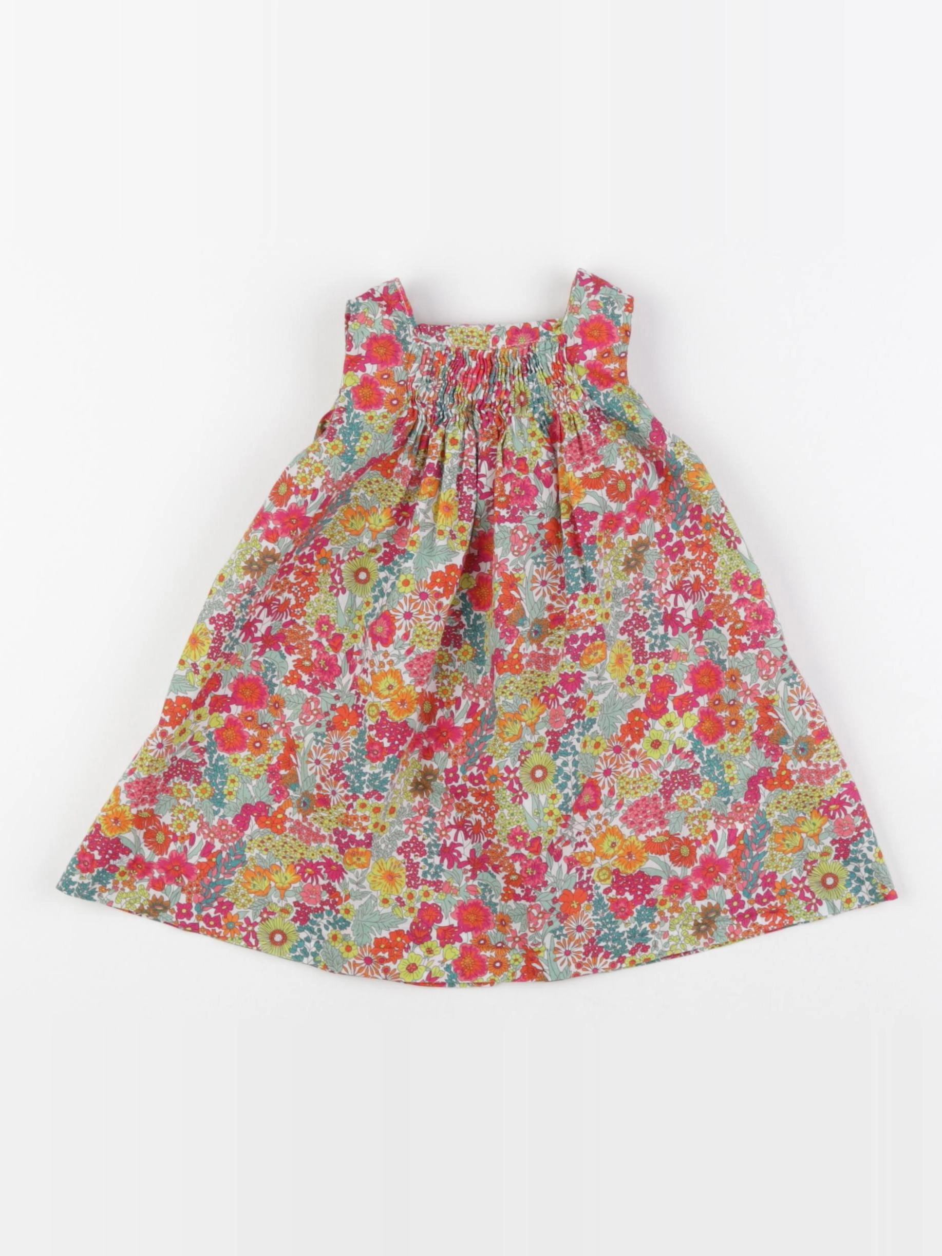 Jacadi - robe liberty multicolore - 6 mois